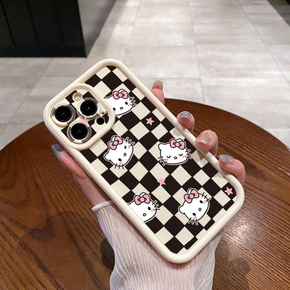 for Samsung Galaxy S24 S23 Ultra S22 Plus S21 FE S20 HelloKitty Cat Girls Full Protective Phone Case Anti Drop Cover