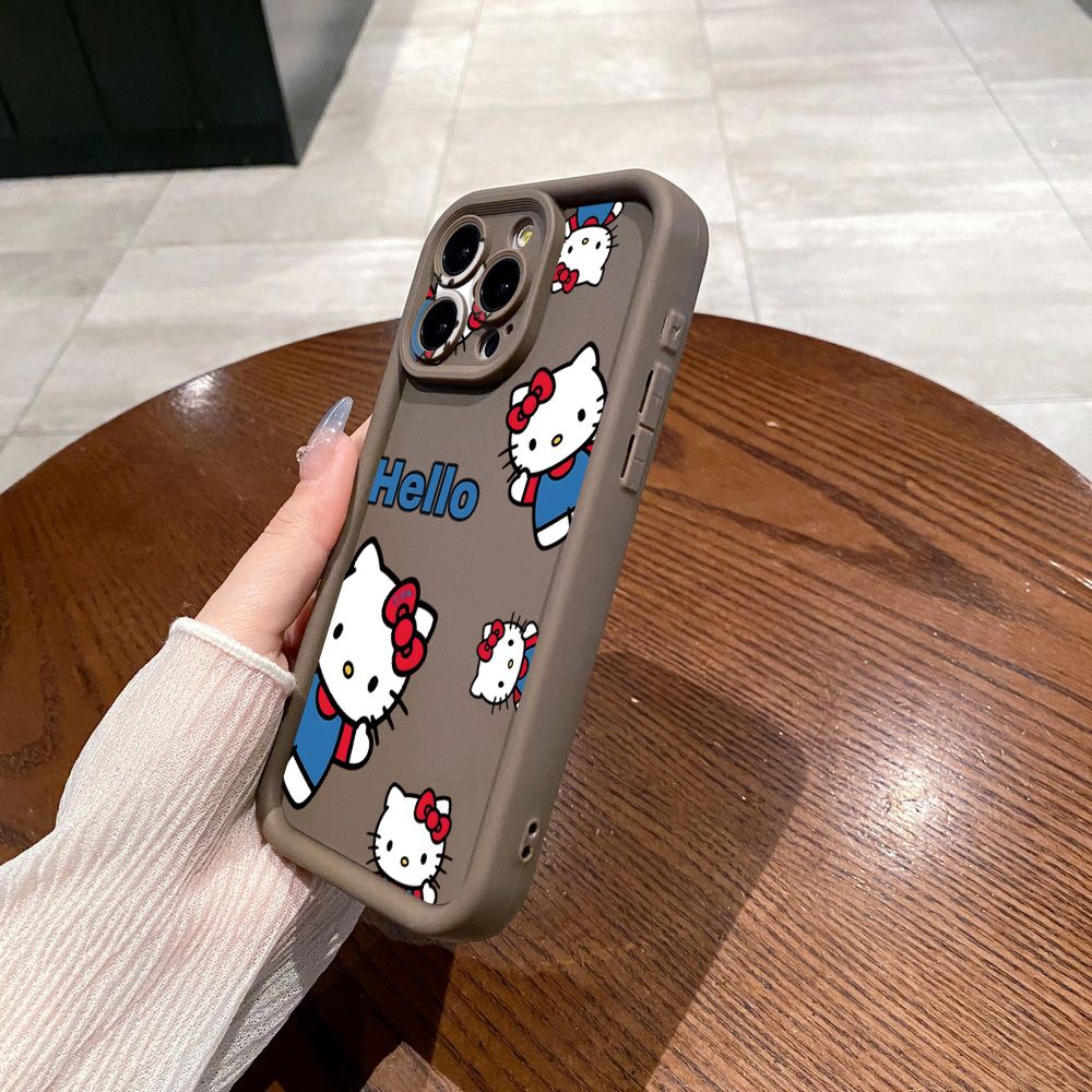 for Samsung Galaxy S24 S23 Ultra S22 Plus S21 FE S20 HelloKitty Cat Girls Full Protective Phone Case Anti Drop Cover