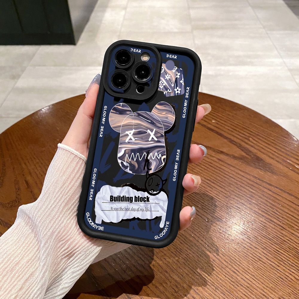 for OPPO A60 A18 A38 A17 A16 A57 A77 4G A59 A98 A78 A58 5G Kaws Coffe Full Protective Phone Case Anti Drop Cover