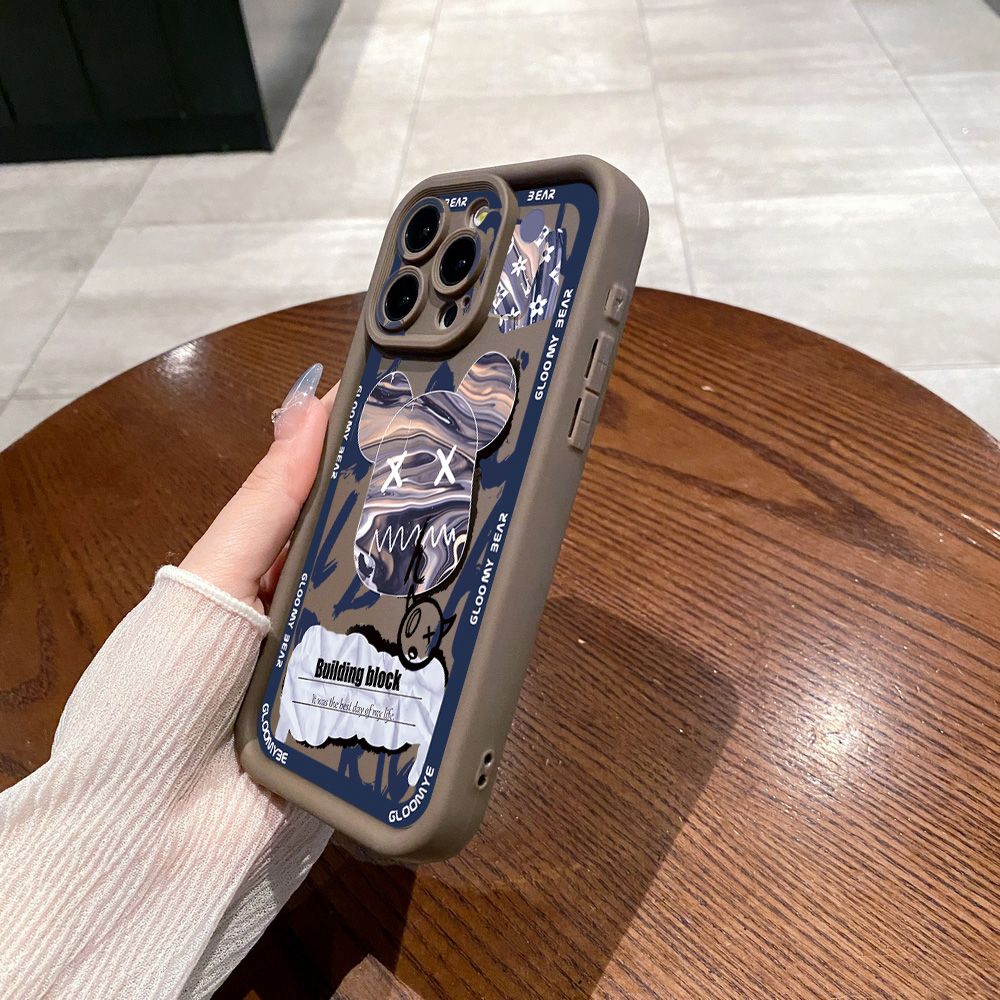 for OPPO A60 A18 A38 A17 A16 A57 A77 4G A59 A98 A78 A58 5G Kaws Coffe Full Protective Phone Case Anti Drop Cover