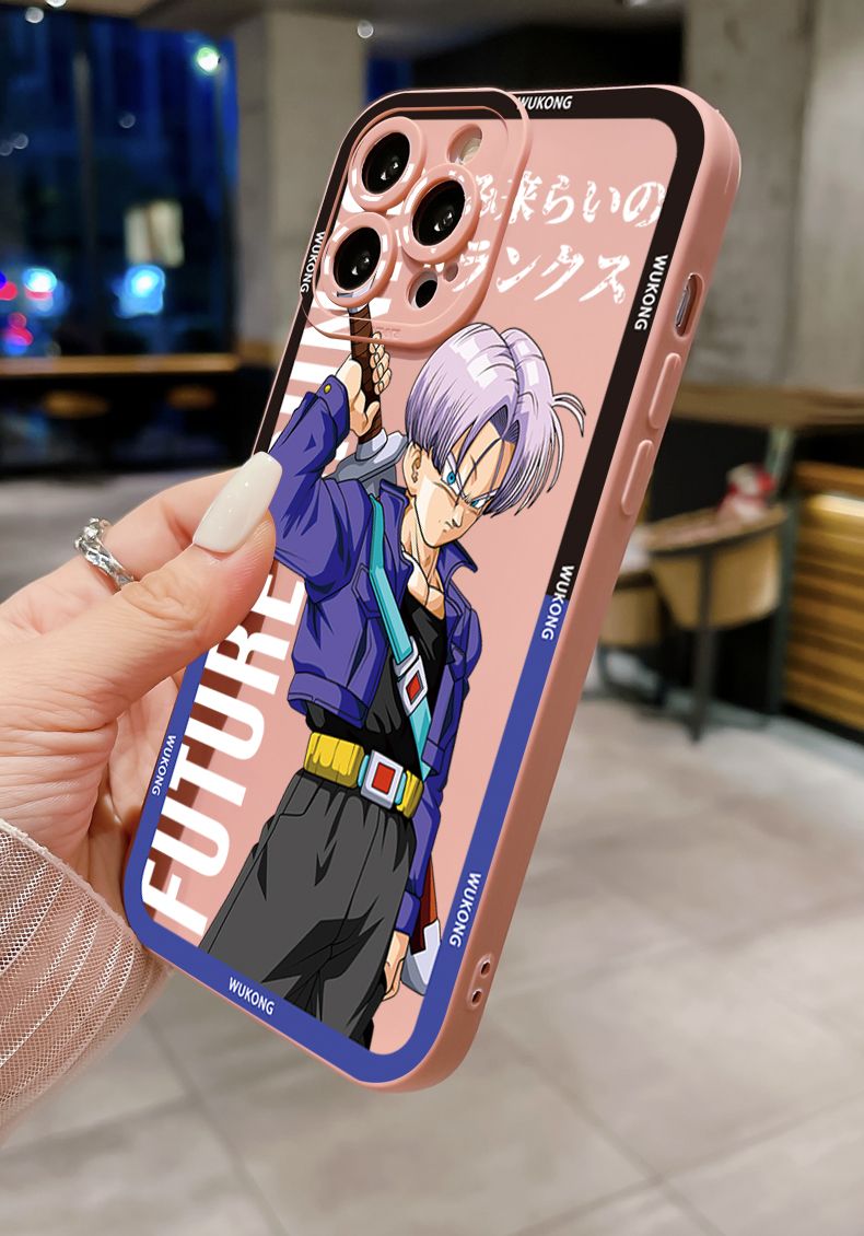 for iPhone 15 Pro Max 14 Plus 13 Pro Max 12 iPhone 11 XR 8 7 SE 2022 XS Max Dragon Ball Wukong Full Protective Case Anti Drop Cover