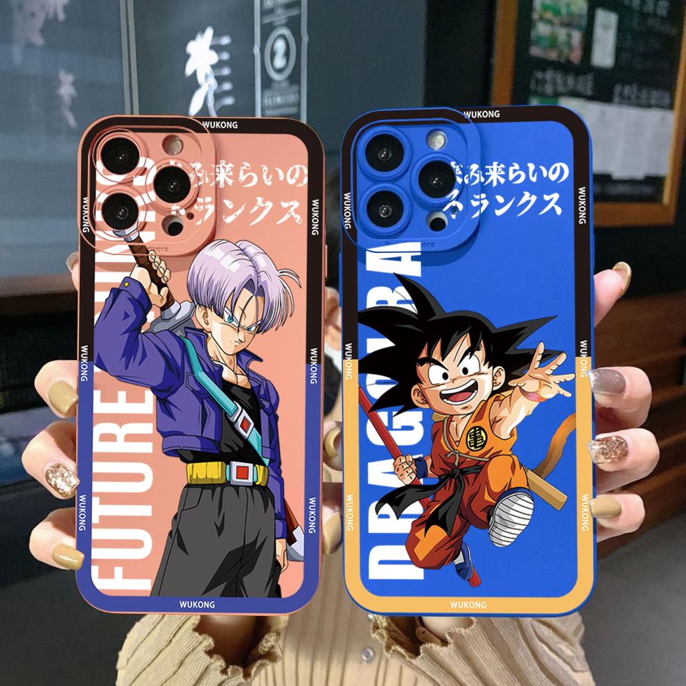 for iPhone 15 Pro Max 14 Plus 13 Pro Max 12 iPhone 11 XR 8 7 SE 2022 XS Max Dragon Ball Wukong Full Protective Case Anti Drop Cover
