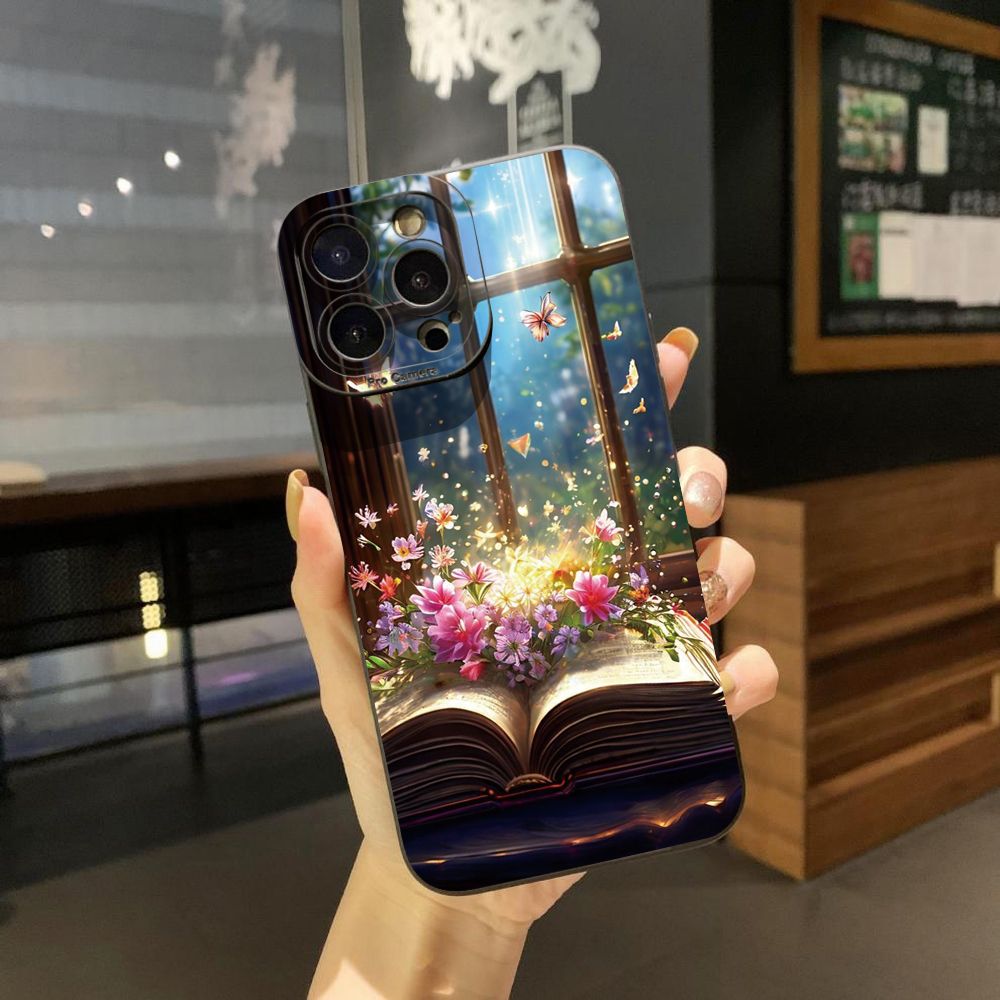 for iPhone 15 Pro Max 14 Plus 13 Pro Max 12 iPhone 11 XR 8 7 SE 2022 XS Max Luxury Butterfly Full Protective Case Anti Drop Cover