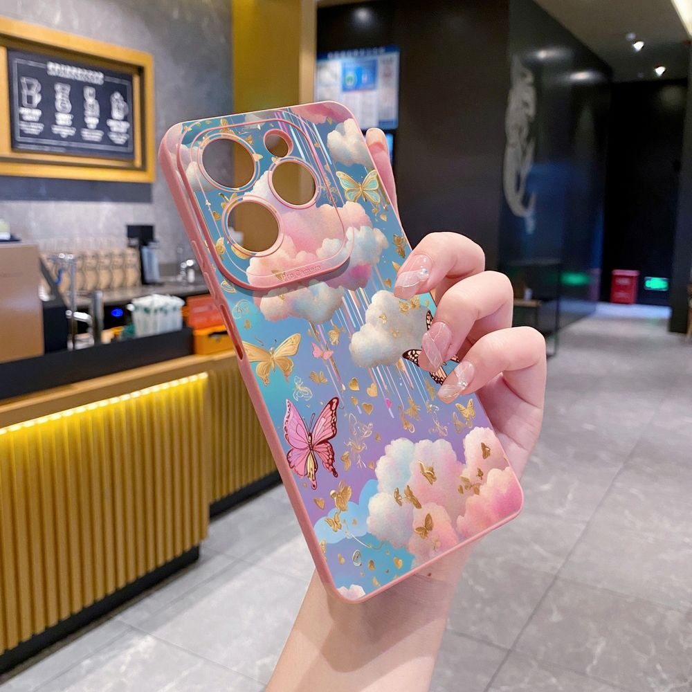 for Infinix Hot 40i 40 Pro Note 12 G96 Note 30 Hot 20 Play 20S 12i 30i 20i 10S 11 10 Play 11S 10i Smart 7 6 HD X6511 X657B X6512 Zero 30 5G Luxury Butterfly Full Protective Case Anti Drop Cover