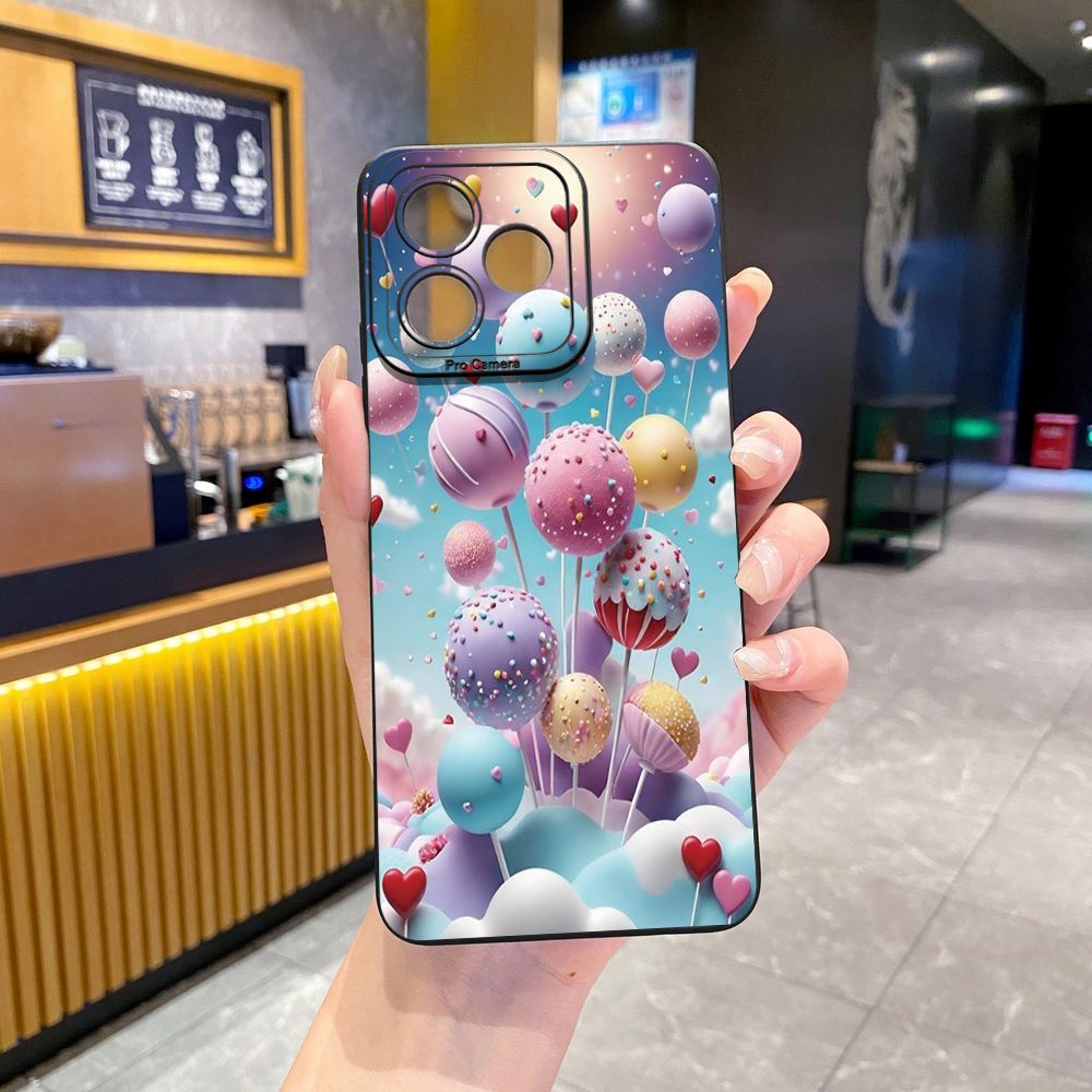 for OPPO A60 A18 A38 A17 A17K A16 A15 A16E A16k A95 Reno6 Z 5G A94 A54 A74 4G A53 A76 A96 4G A12 A5S A7 A9 2020 A31 Ballon Butterfly Full Protective Case Anti Drop Cover