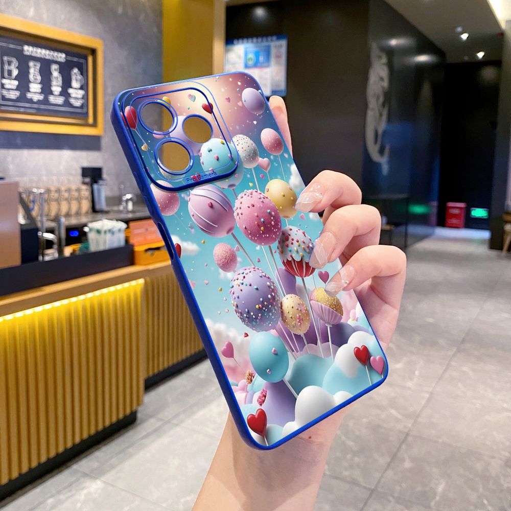 for OPPO A60 A18 A38 A17 A17K A16 A15 A16E A16k A95 Reno6 Z 5G A94 A54 A74 4G A53 A76 A96 4G A12 A5S A7 A9 2020 A31 Ballon Butterfly Full Protective Case Anti Drop Cover