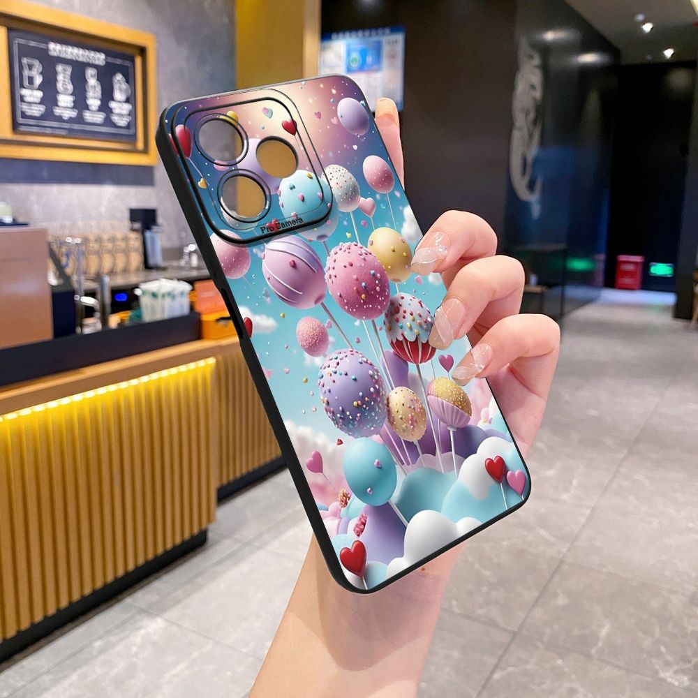 for OPPO A60 A18 A38 A17 A17K A16 A15 A16E A16k A95 Reno6 Z 5G A94 A54 A74 4G A53 A76 A96 4G A12 A5S A7 A9 2020 A31 Ballon Butterfly Full Protective Case Anti Drop Cover