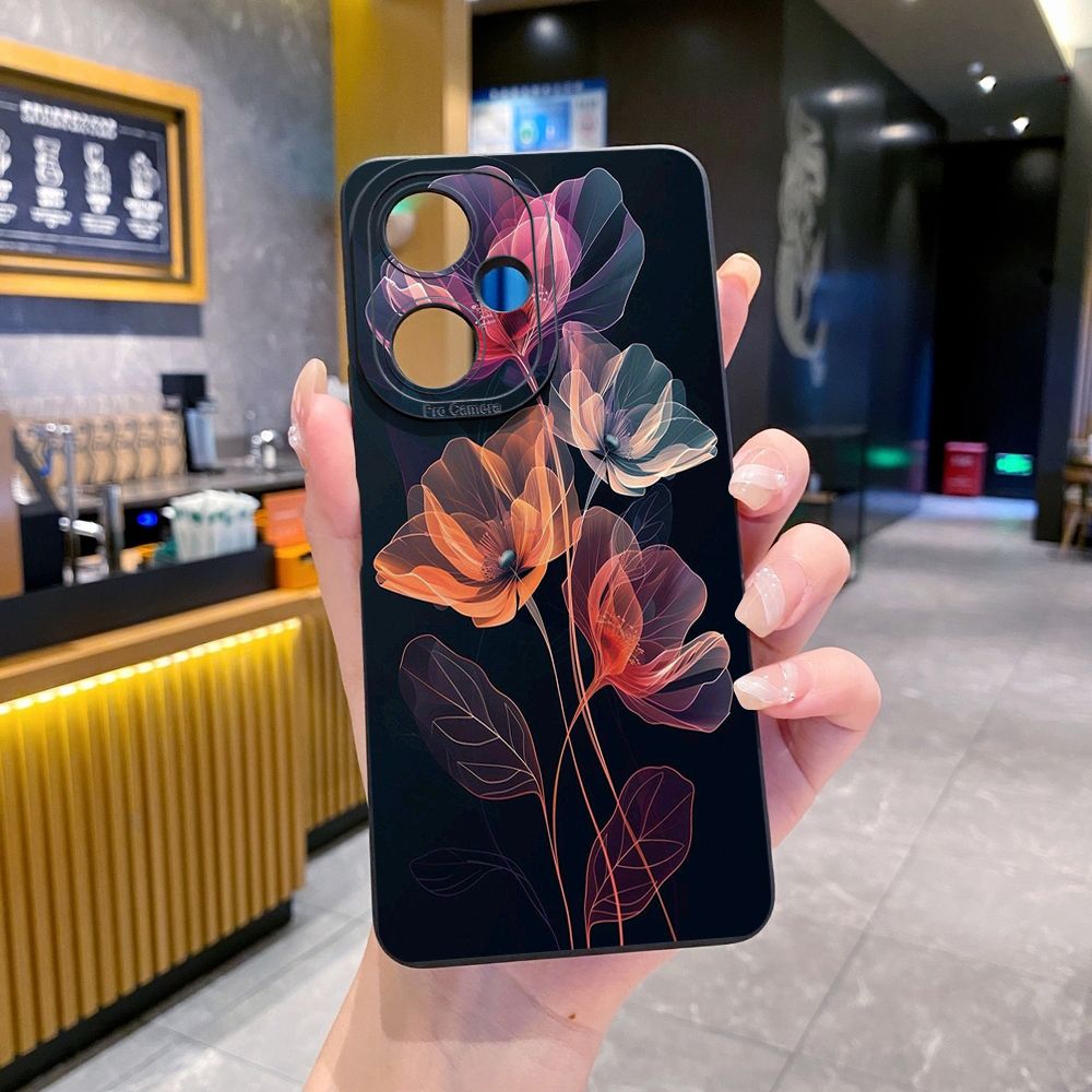 for VIVO Y17S Y27 Y15A Y15S T1 5G T1X Y02S Y21S Y21A Y02 Y02A Y36 Y33S Y12S Y11S Y12A Y01 Y1S Y20s Y20A Y22 Crystal Bling Flower Full Protective Case Anti Drop Cover