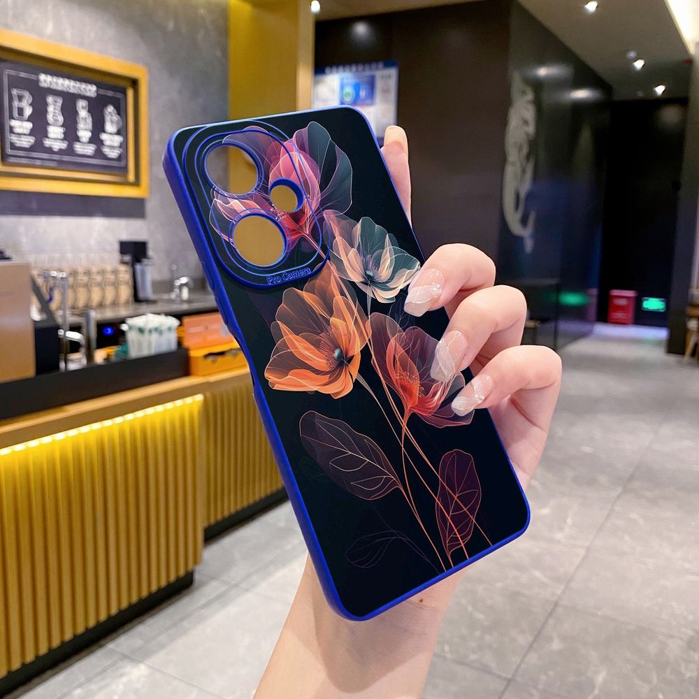for VIVO Y17S Y27 Y15A Y15S T1 5G T1X Y02S Y21S Y21A Y02 Y02A Y36 Y33S Y12S Y11S Y12A Y01 Y1S Y20s Y20A Y22 Crystal Bling Flower Full Protective Case Anti Drop Cover