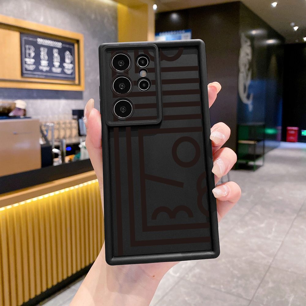 for Samsung Galaxy S24 S23 Ultra S22 Plus S21 FE S20 Retro Plaid String Full Protective Phone Case Anti Drop Cover