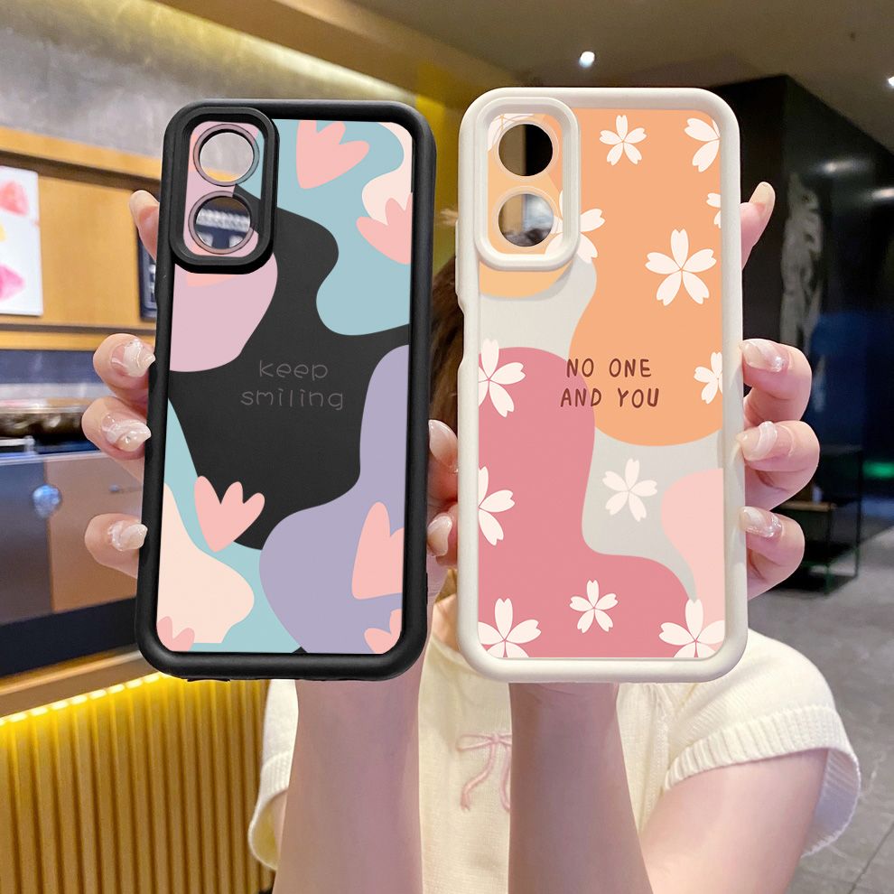 for OPPO A60 A18 A38 A17 A16 A57 A77 4G A59 A98 A78 A58 5G Luxury Flower Full Protective Phone Case Anti Drop Cover