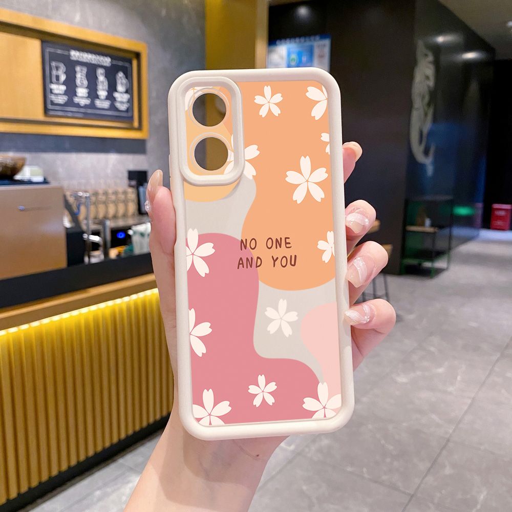 for OPPO A60 A18 A38 A17 A16 A57 A77 4G A59 A98 A78 A58 5G Luxury Flower Full Protective Phone Case Anti Drop Cover