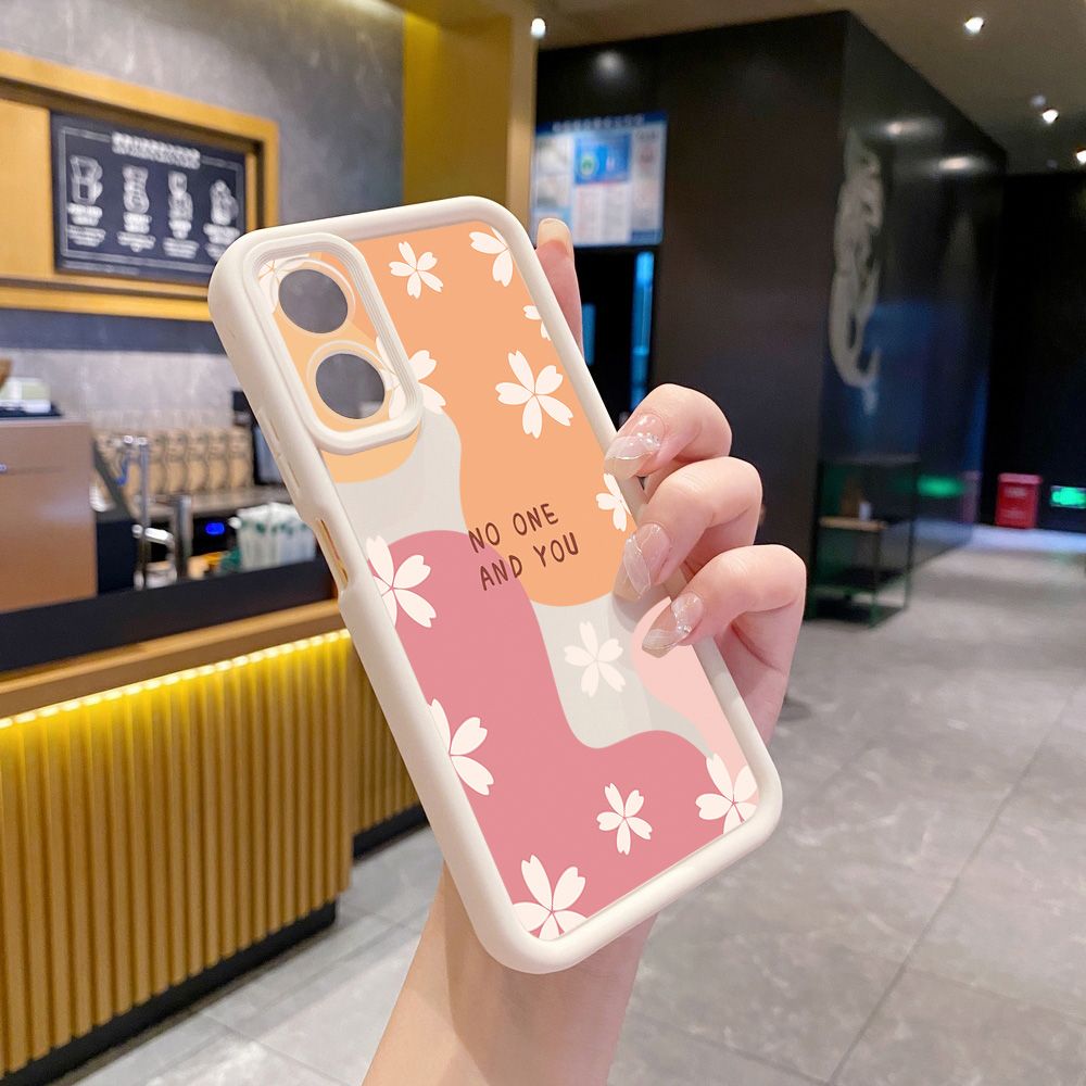 for OPPO A60 A18 A38 A17 A16 A57 A77 4G A59 A98 A78 A58 5G Luxury Flower Full Protective Phone Case Anti Drop Cover