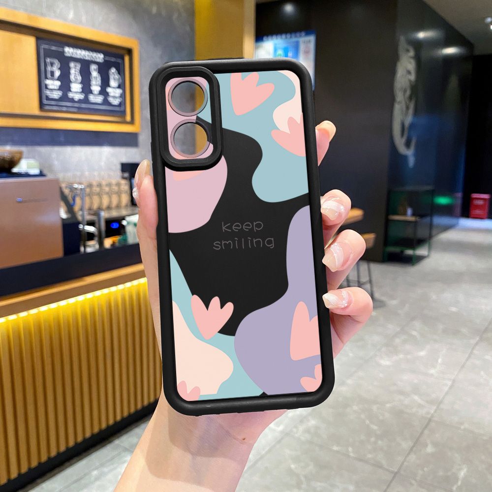 for OPPO A60 A18 A38 A17 A16 A57 A77 4G A59 A98 A78 A58 5G Luxury Flower Full Protective Phone Case Anti Drop Cover