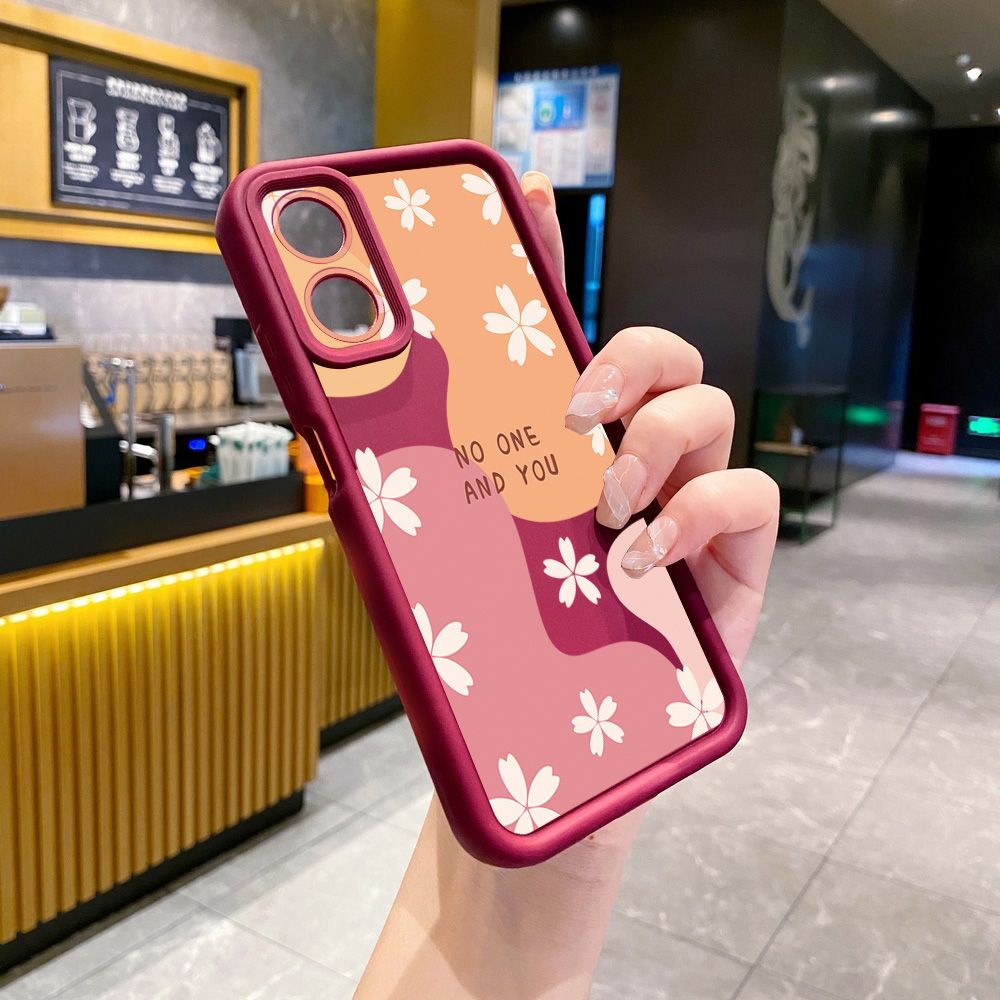 for OPPO A60 A18 A38 A17 A16 A57 A77 4G A59 A98 A78 A58 5G Luxury Flower Full Protective Phone Case Anti Drop Cover