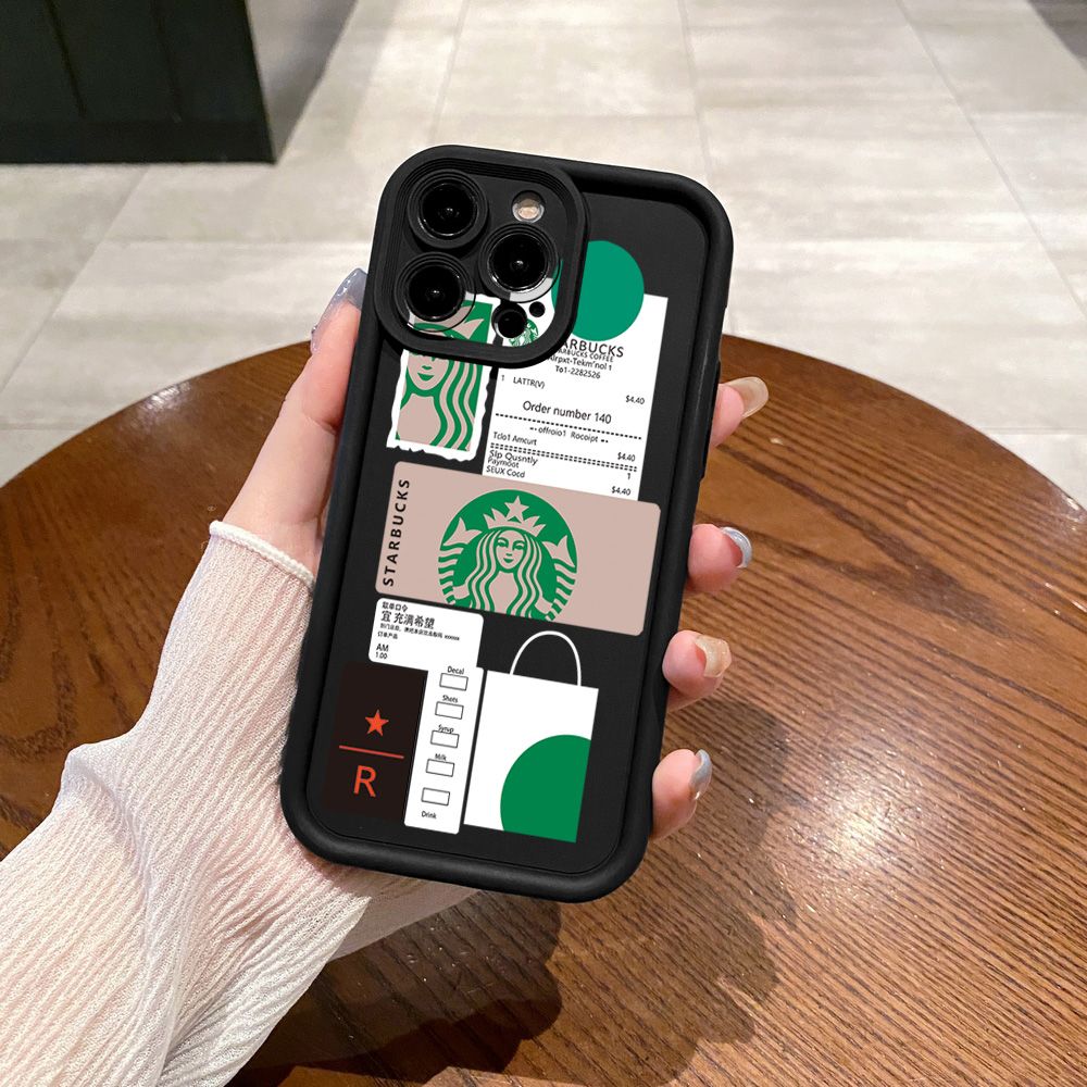 for OnePlus 12R 11R 12 11 Nord CE3 Lite Fashion Starbucks Full Protective Phone Case Anti Drop Cover