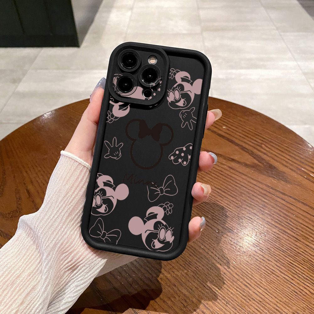 for OPPO A60 A18 A38 A17 A16 A57 A77 4G A59 A98 A78 A58 5G Fashion Drawing Mickey Minne Mouse Full Protective Phone Case Anti Drop Cover