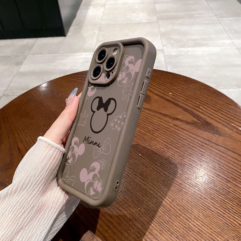 for OPPO A60 A18 A38 A17 A16 A57 A77 4G A59 A98 A78 A58 5G Fashion Drawing Mickey Minne Mouse Full Protective Phone Case Anti Drop Cover