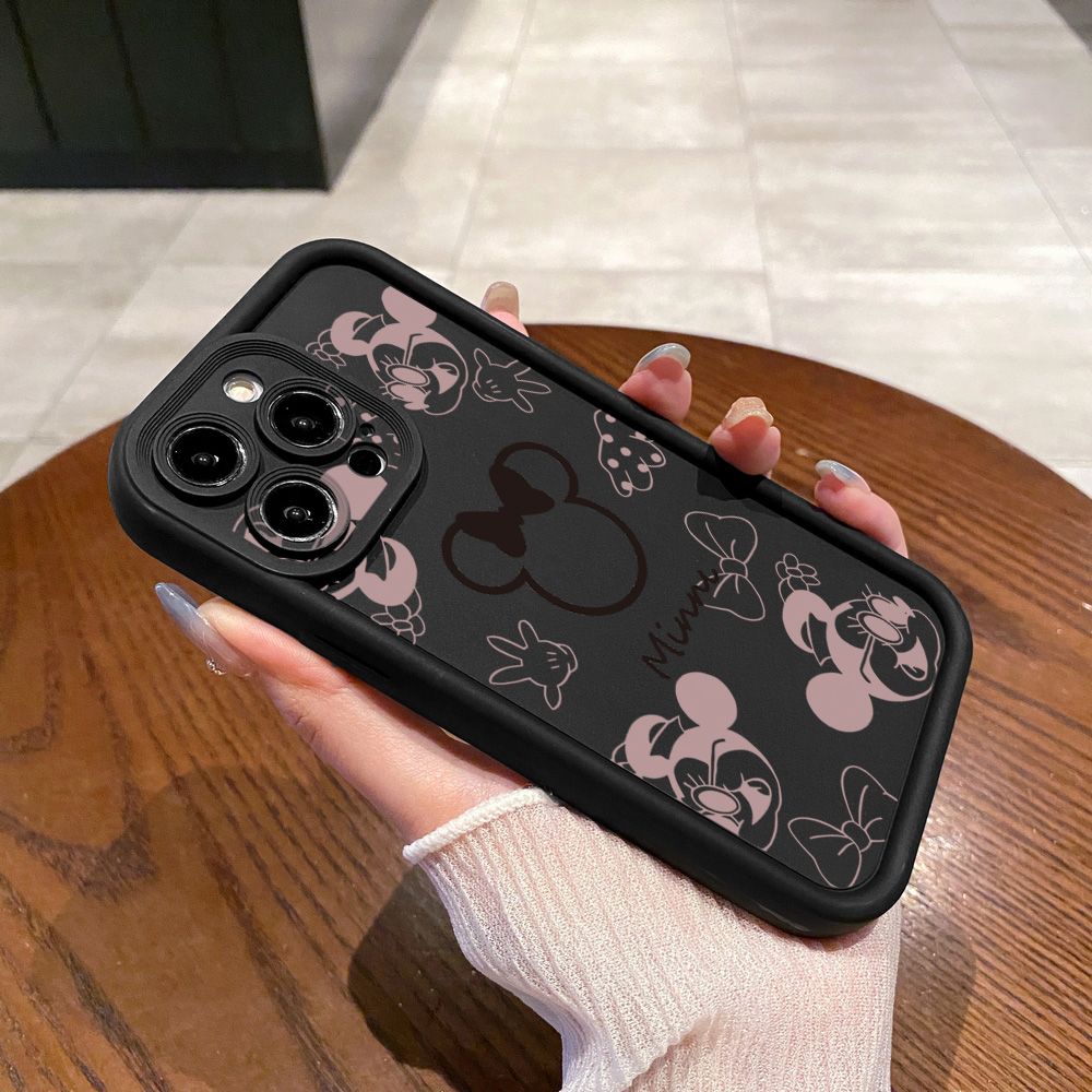 for Xiaomi Redmi Note 13 Pro 5G 12S 4G 12 Turbo 11S 13C 12C Fashion Drawing Mickey Minne Mouse Full Protective Phone Case Anti Drop Cover
