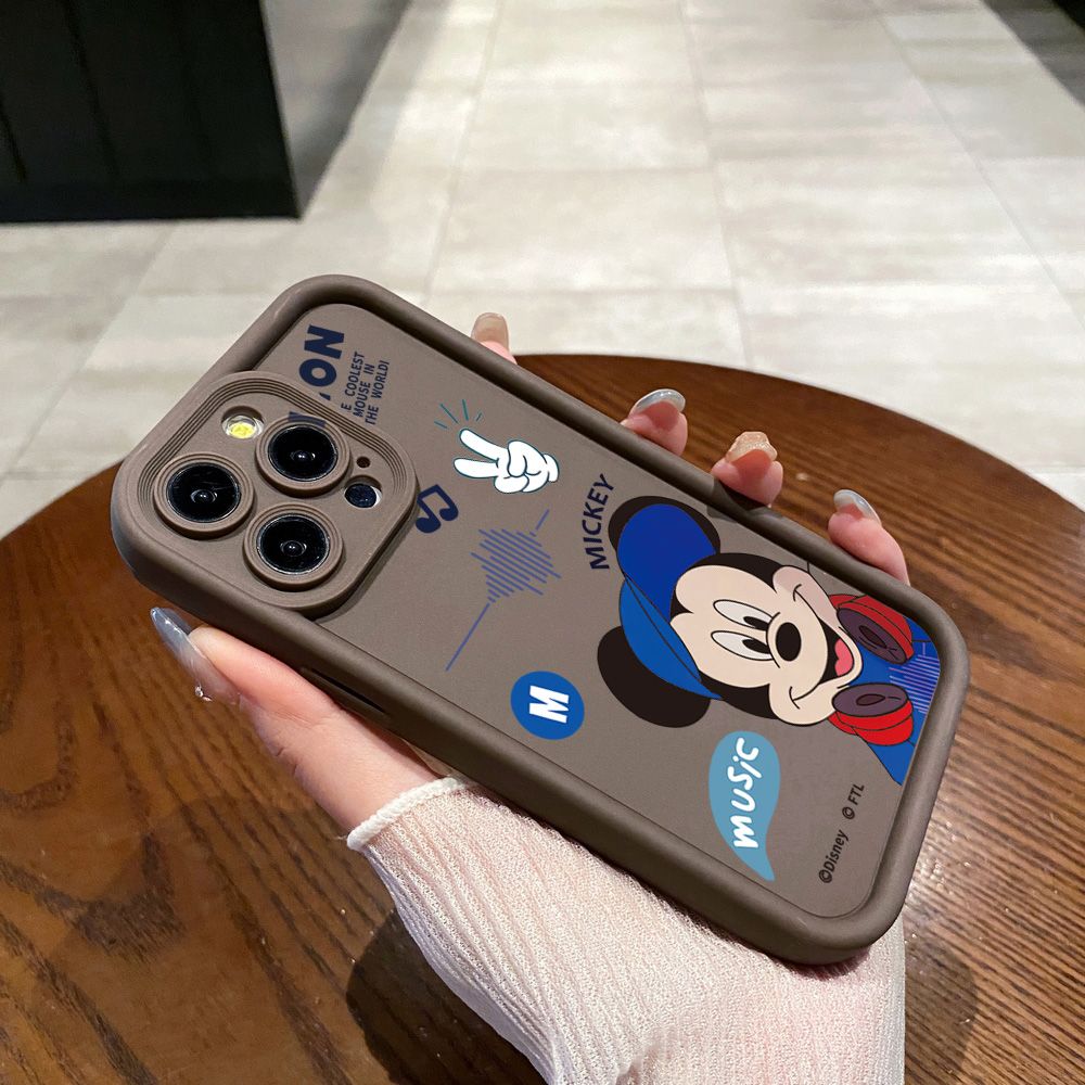 for Samsung Galaxy S24 S23 Ultra S22 Plus S21 FE S20 Couple Cute Sweet Mickey Minne Mouse Full Protective Phone Case Anti Drop Cover