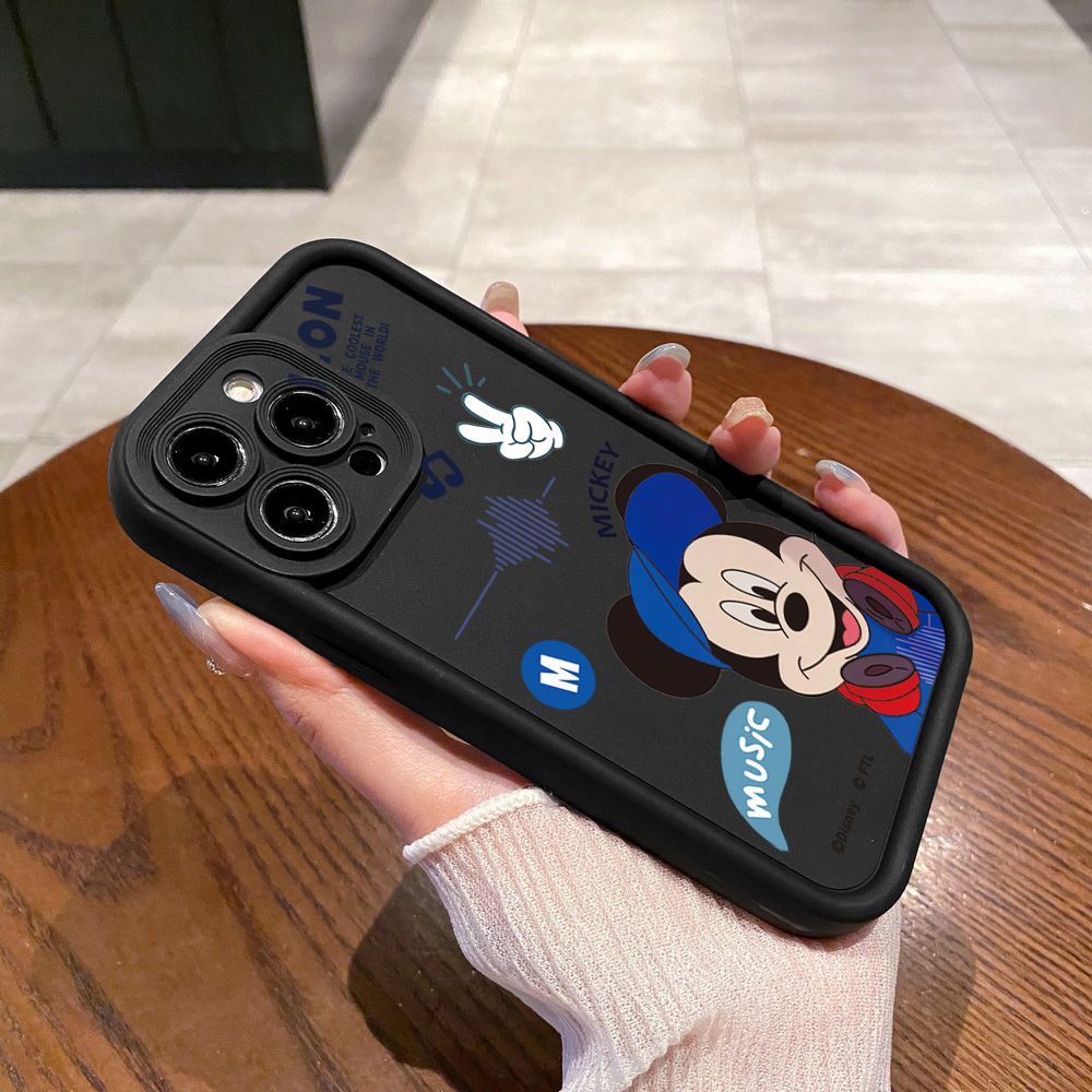 for Samsung Galaxy S24 S23 Ultra S22 Plus S21 FE S20 Couple Cute Sweet Mickey Minne Mouse Full Protective Phone Case Anti Drop Cover