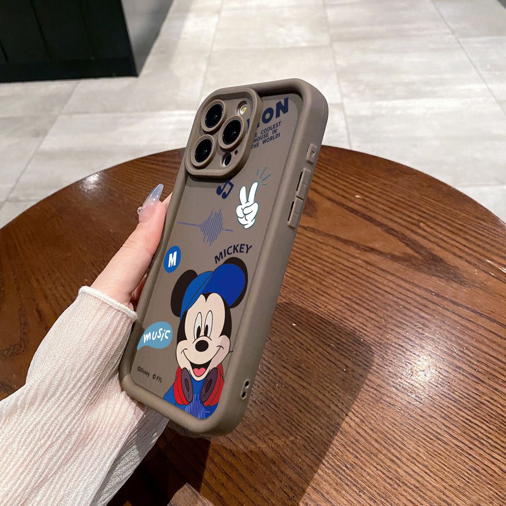 for Samsung Galaxy S24 S23 Ultra S22 Plus S21 FE S20 Couple Cute Sweet Mickey Minne Mouse Full Protective Phone Case Anti Drop Cover