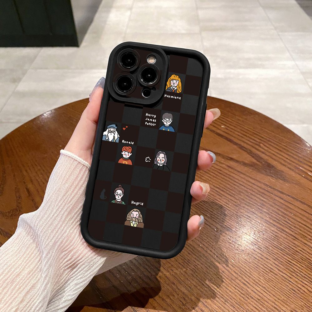 for Samsung Galaxy S24 S23 Ultra S22 Plus S21 FE S20 Harry Potter Plaid Full Protective Phone Case Anti Drop Cover