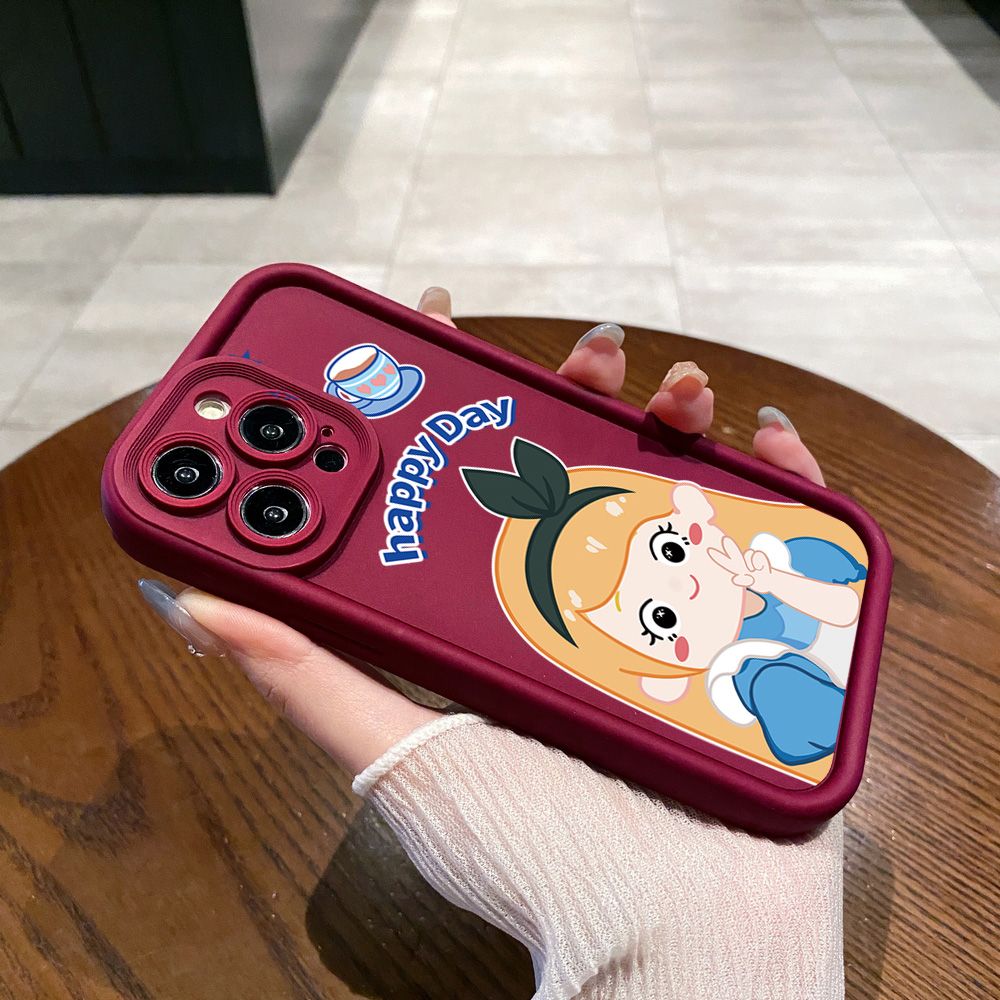 for iPhone 15 Pro Max 14 Plus 13 12 11 XR 8 7 SE 2022 XS Snow White Full Protective Phone Case Anti Drop Cover