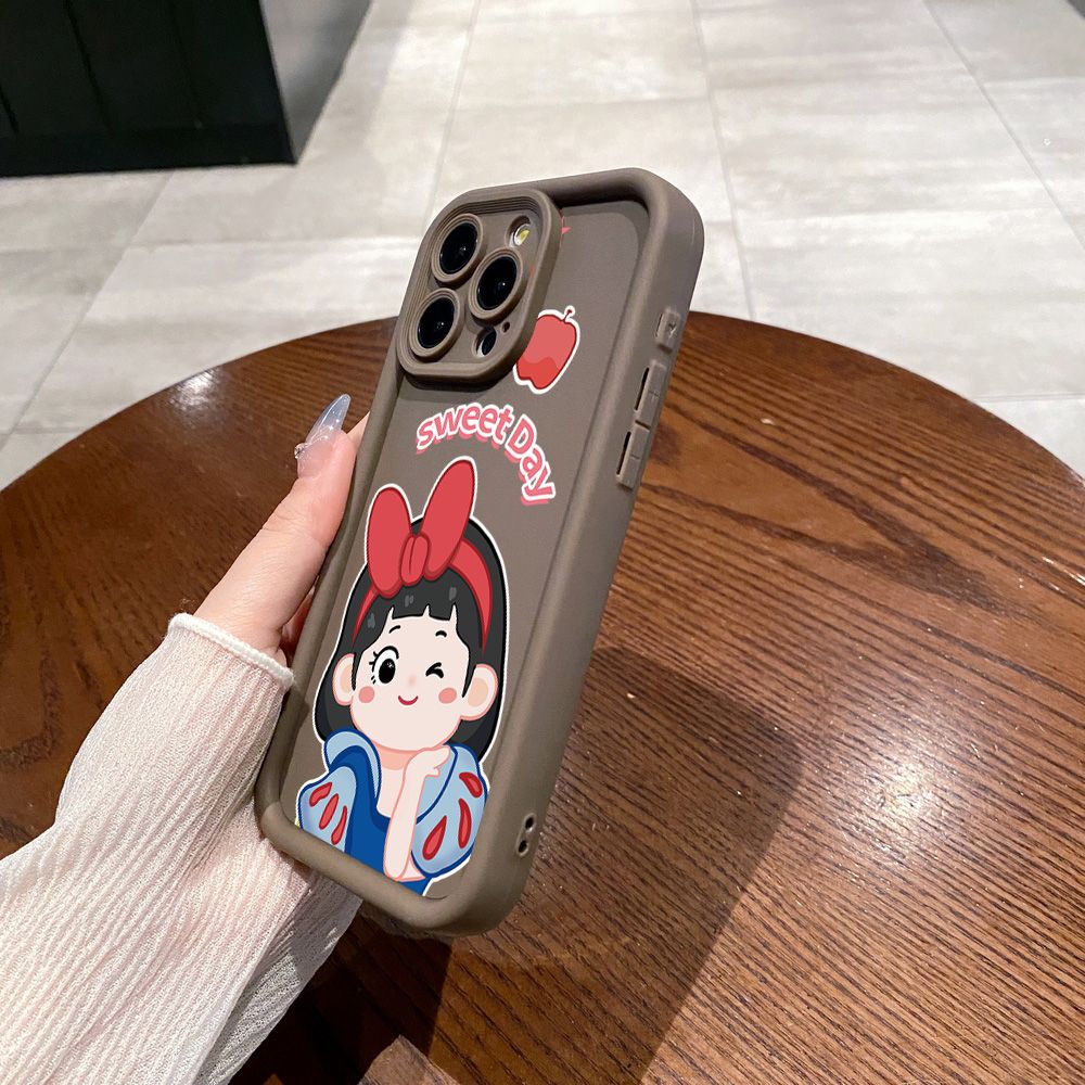 for iPhone 15 Pro Max 14 Plus 13 12 11 XR 8 7 SE 2022 XS Snow White Full Protective Phone Case Anti Drop Cover