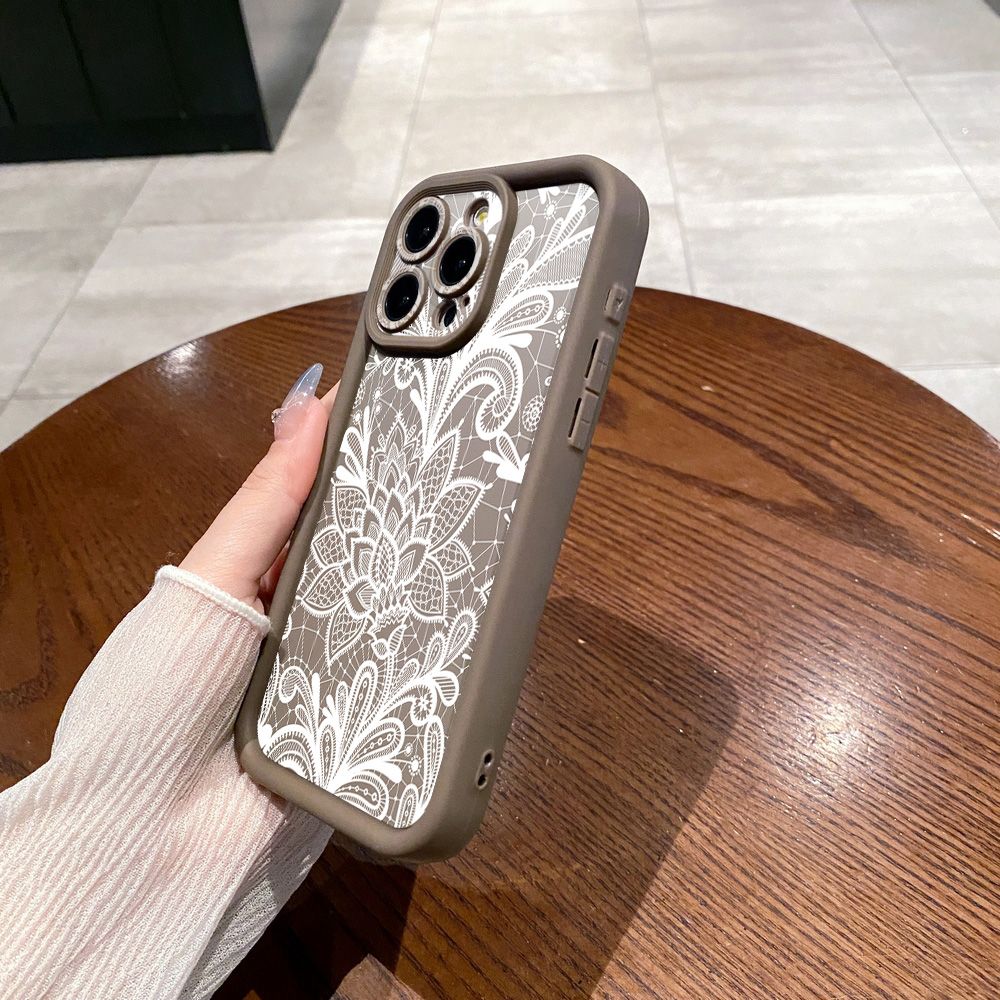 for Infinix Hot 40i 40 Pro 30 Play Note 30 Smart 8 Drawing Cat Flower Full Protective Phone Case Anti Drop Cover