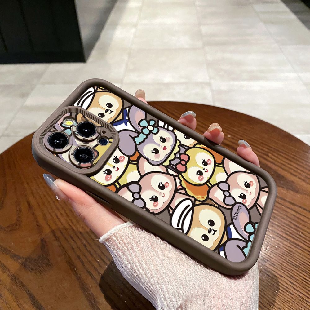 for iPhone 15 Pro Max 14 Plus 13 12 11 XR 8 7 SE 2022 XS Cute Winnie Bear Full Protective Phone Case Anti Drop Cover