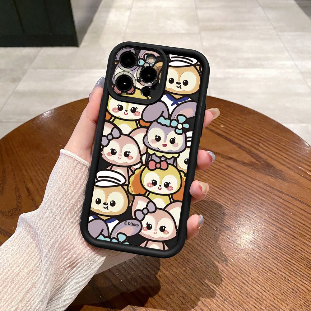 for iPhone 15 Pro Max 14 Plus 13 12 11 XR 8 7 SE 2022 XS Cute Winnie Bear Full Protective Phone Case Anti Drop Cover