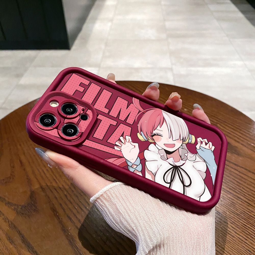 for Realme C67 C53 C51 Note 50 C21Y C25Y C33 C30 C35 9i One Piece Film Uta Luffy Full Protective Phone Case Anti Drop Cover