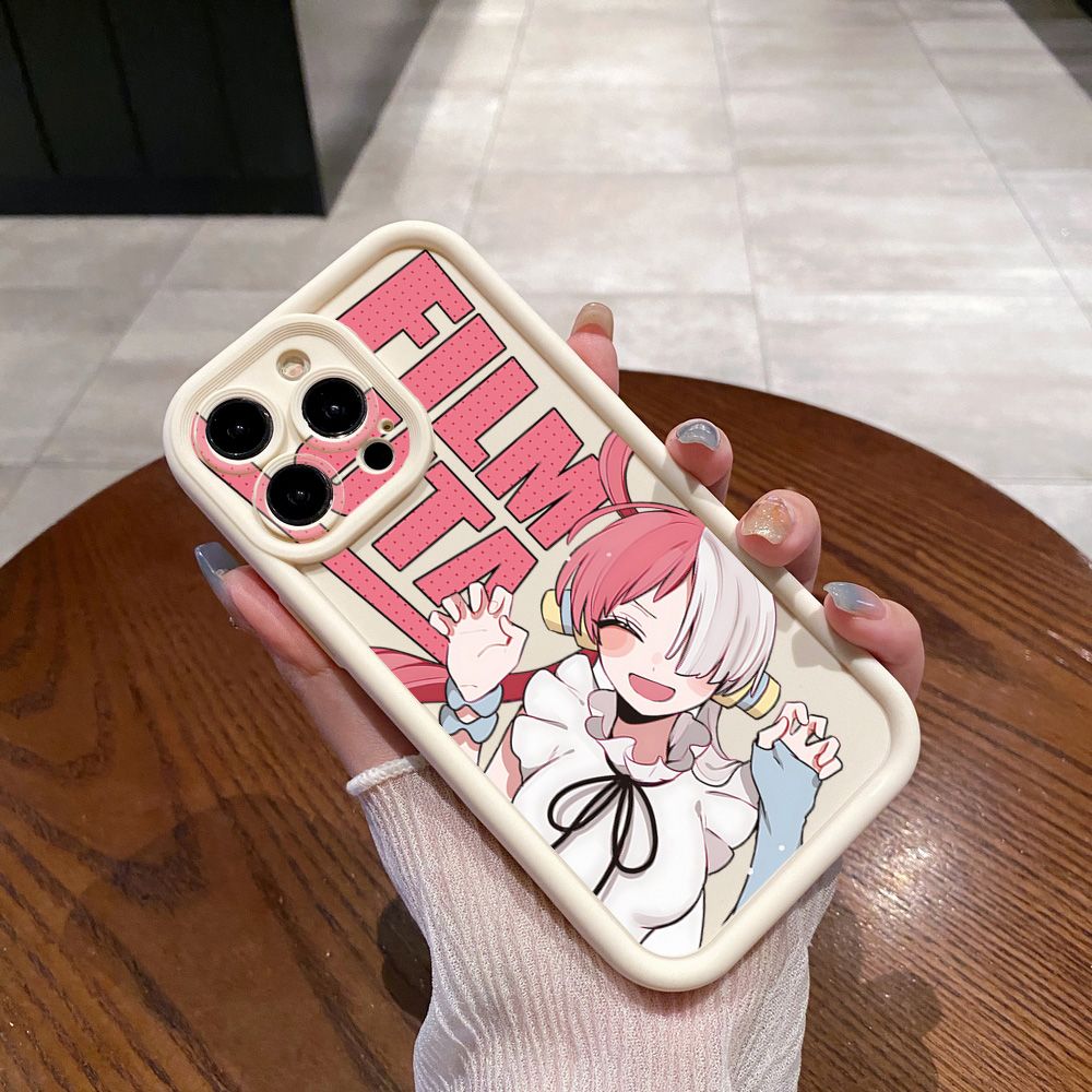 for Realme C67 C53 C51 Note 50 C21Y C25Y C33 C30 C35 9i One Piece Film Uta Luffy Full Protective Phone Case Anti Drop Cover