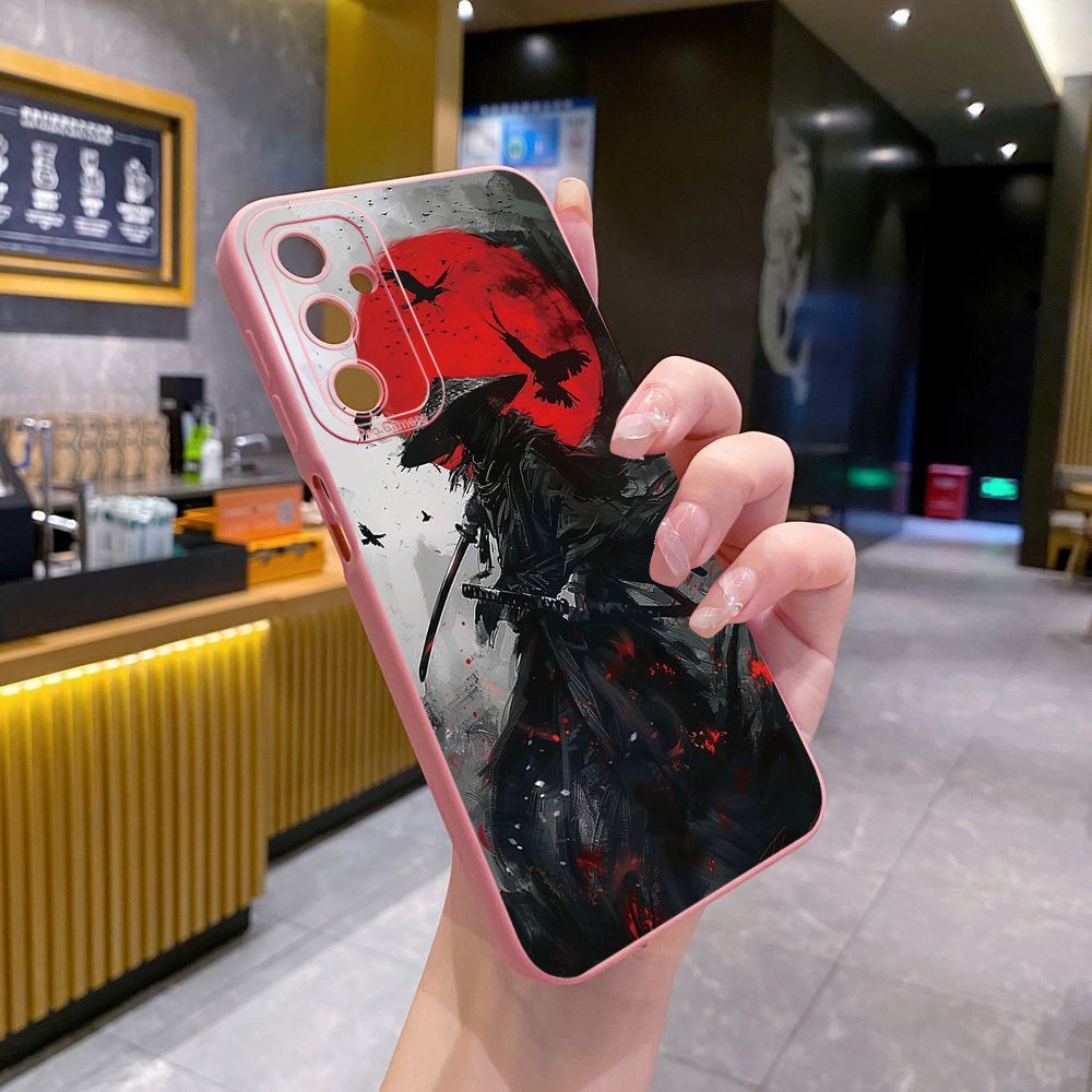 for Samsung Galaxy A15 A05 A35 A55 A04E A14 A24 A34 A54 A33 A53 A73 5G A32 A52S A72 A31 A51 A71 A11 A50 A03S Cobweb Halloween Full Protective Case Anti Drop Cover