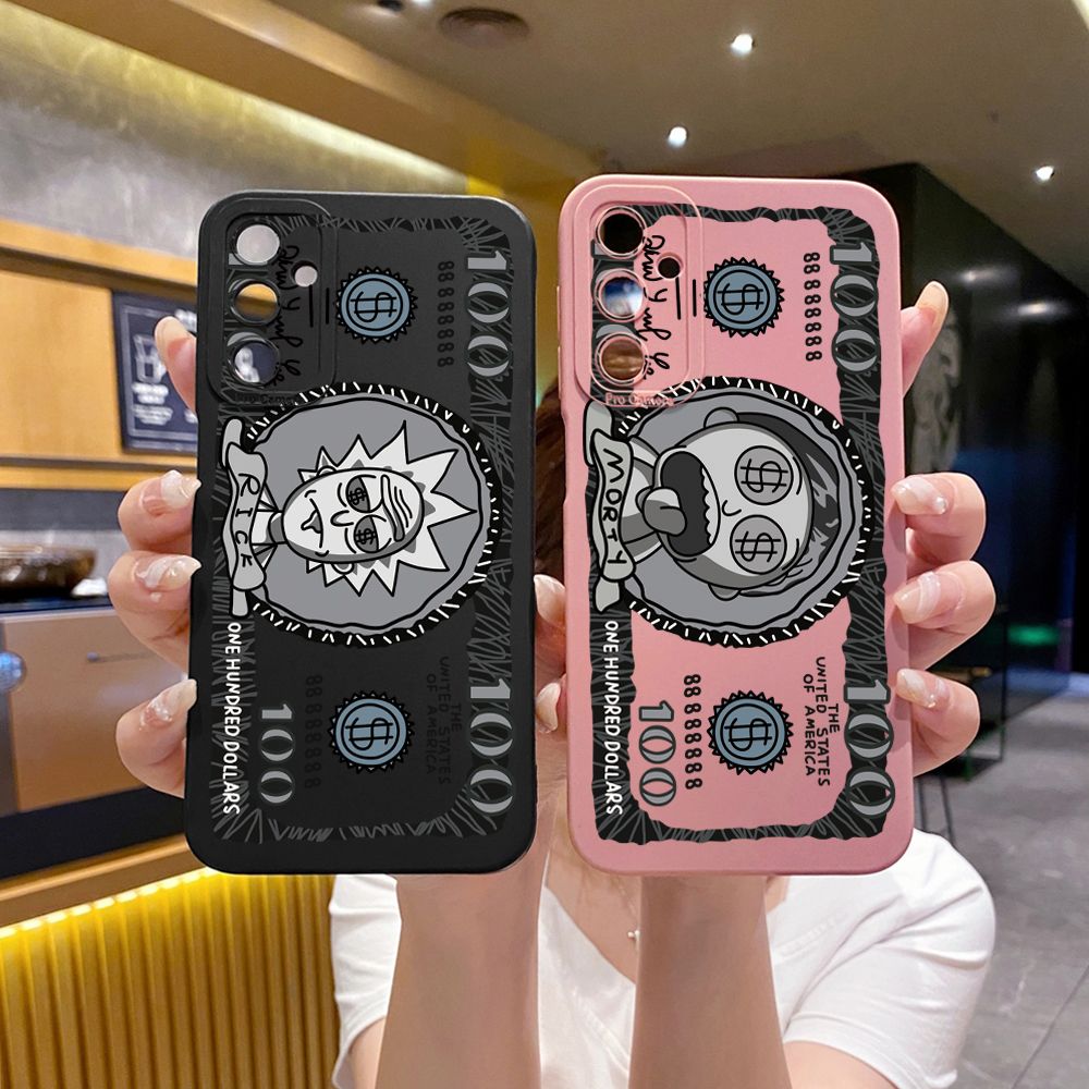 for Samsung Galaxy A15 A05 A35 A55 A04E A14 A24 A34 A54 A33 A53 A73 5G A32 A52S A72 A31 A51 A71 A11 A50 A03S Crazy Sientist Full Protective Case Anti Drop Cover