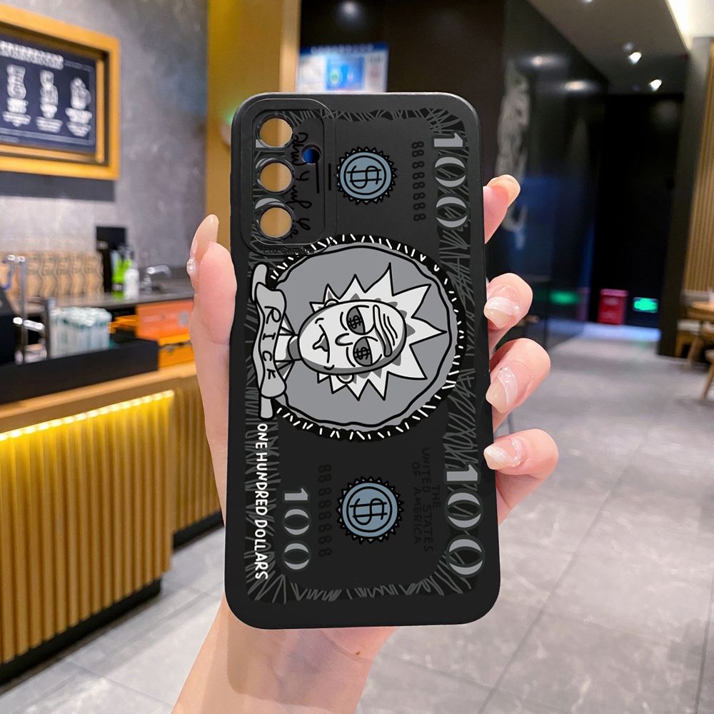for Samsung Galaxy A15 A05 A35 A55 A04E A14 A24 A34 A54 A33 A53 A73 5G A32 A52S A72 A31 A51 A71 A11 A50 A03S Crazy Sientist Full Protective Case Anti Drop Cover