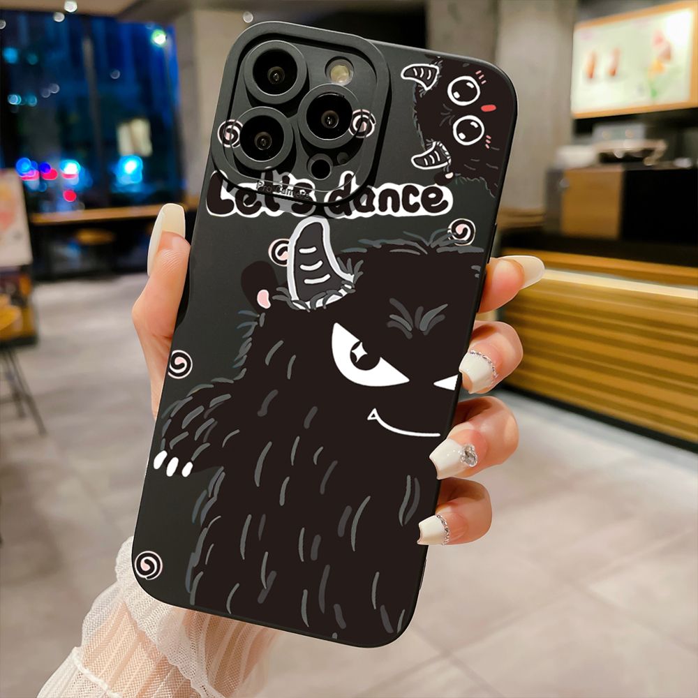 for iPhone 15 Pro Max 14 Plus 13 Pro Max 12 iPhone 11 XR 8 7 SE 2022 XS Max Let Dance Cookie Monster Full Protective Case Anti Drop Cover