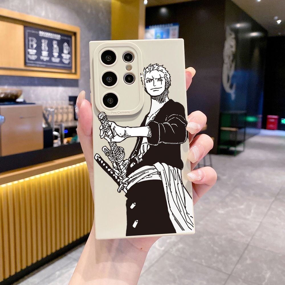 for Samsung Galaxy S24 S23 Ultra S22 Plus Note 20 S21 FE S20 Drawing Pirate Full Protective Case Anti Drop Cover