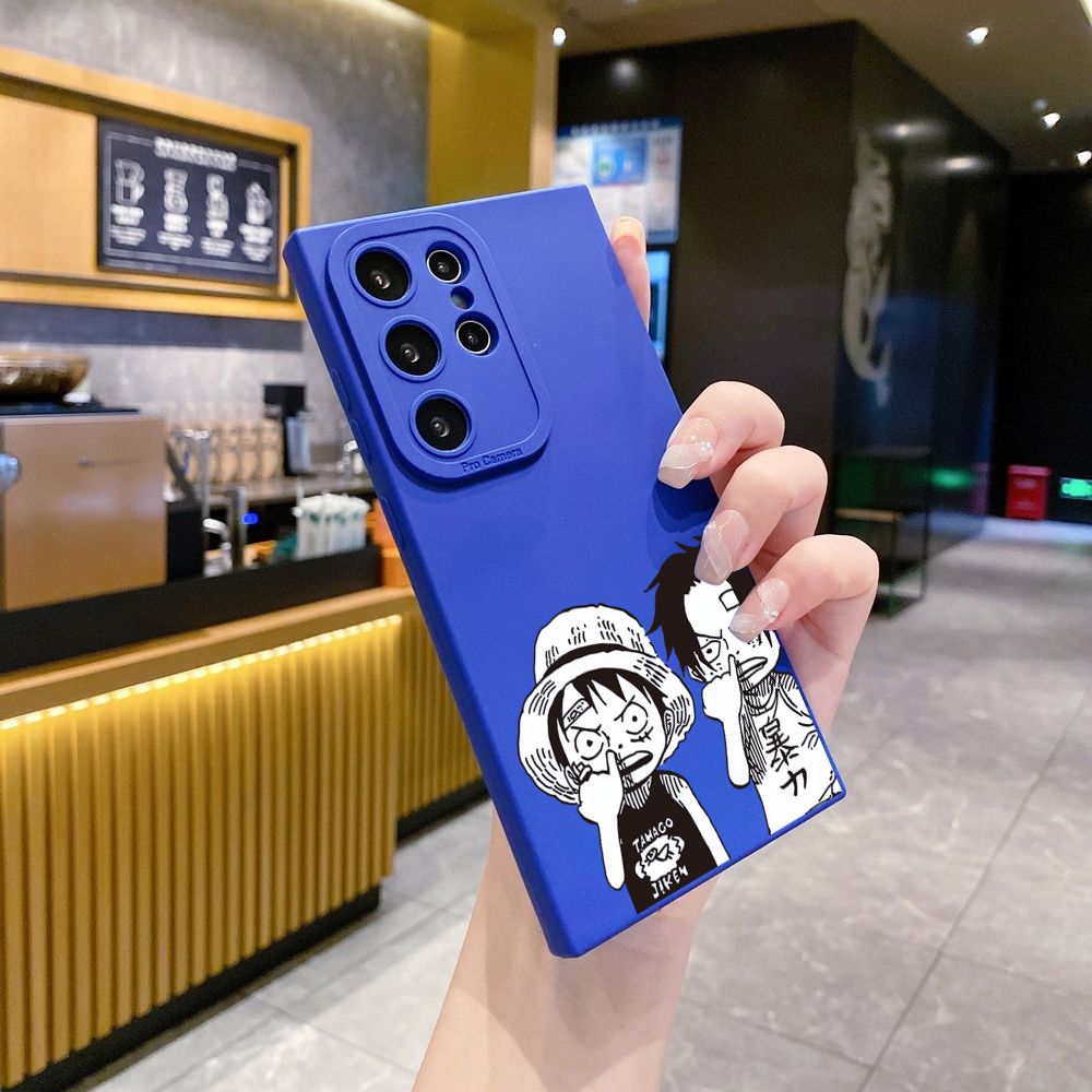 for Samsung Galaxy S24 S23 Ultra S22 Plus Note 20 S21 FE S20 Drawing Pirate Full Protective Case Anti Drop Cover