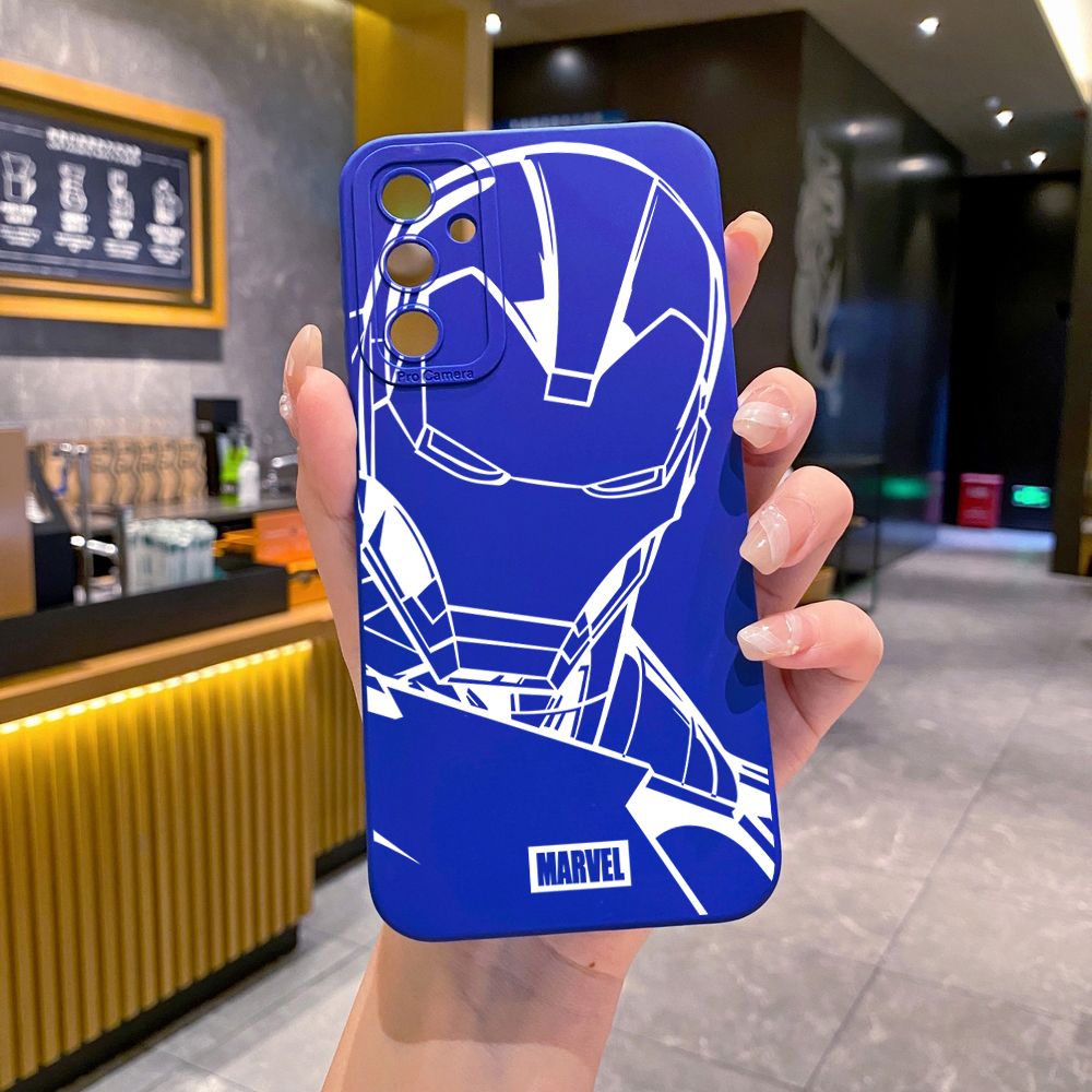 for Samsung Galaxy A15 A05 A35 A55 A04E A14 A24 A34 A54 A33 A53 A73 5G A32 A52S A72 A31 A51 A71 A11 A50 A03S Spider-Man Full Protective Case Anti Drop Cover
