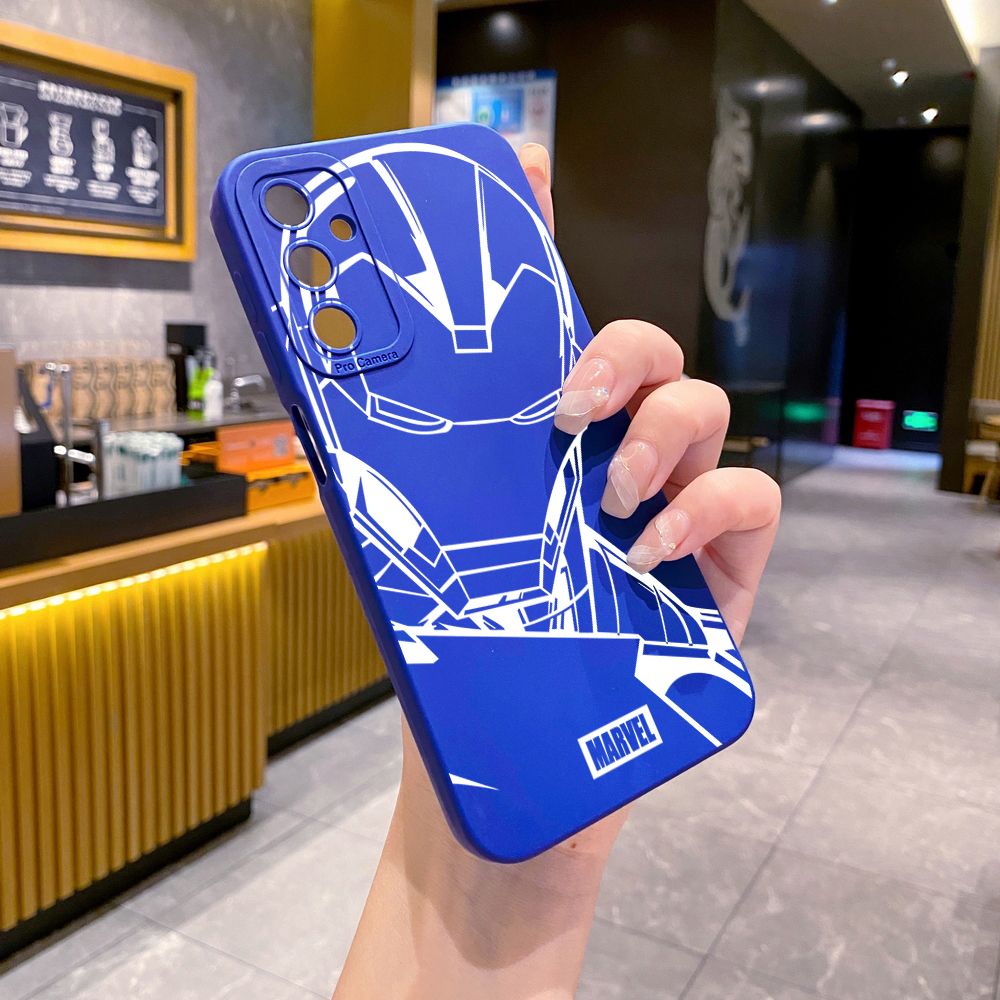 for Samsung Galaxy A15 A05 A35 A55 A04E A14 A24 A34 A54 A33 A53 A73 5G A32 A52S A72 A31 A51 A71 A11 A50 A03S Spider-Man Full Protective Case Anti Drop Cover