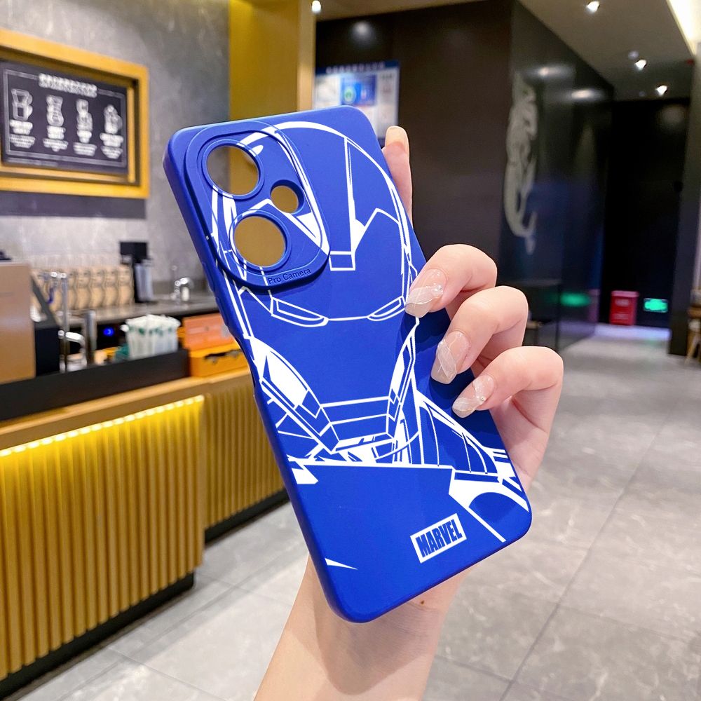for VIVO Y17S Y27 Y15A Y15S T1 5G T1X Y02S Y21S Y21A Y02 Y02A Y36 Y33S Y12S Y11S Y12A Y01 Y1S Y20s Y20A Y22 Spider-Man Full Protective Case Anti Drop Cover