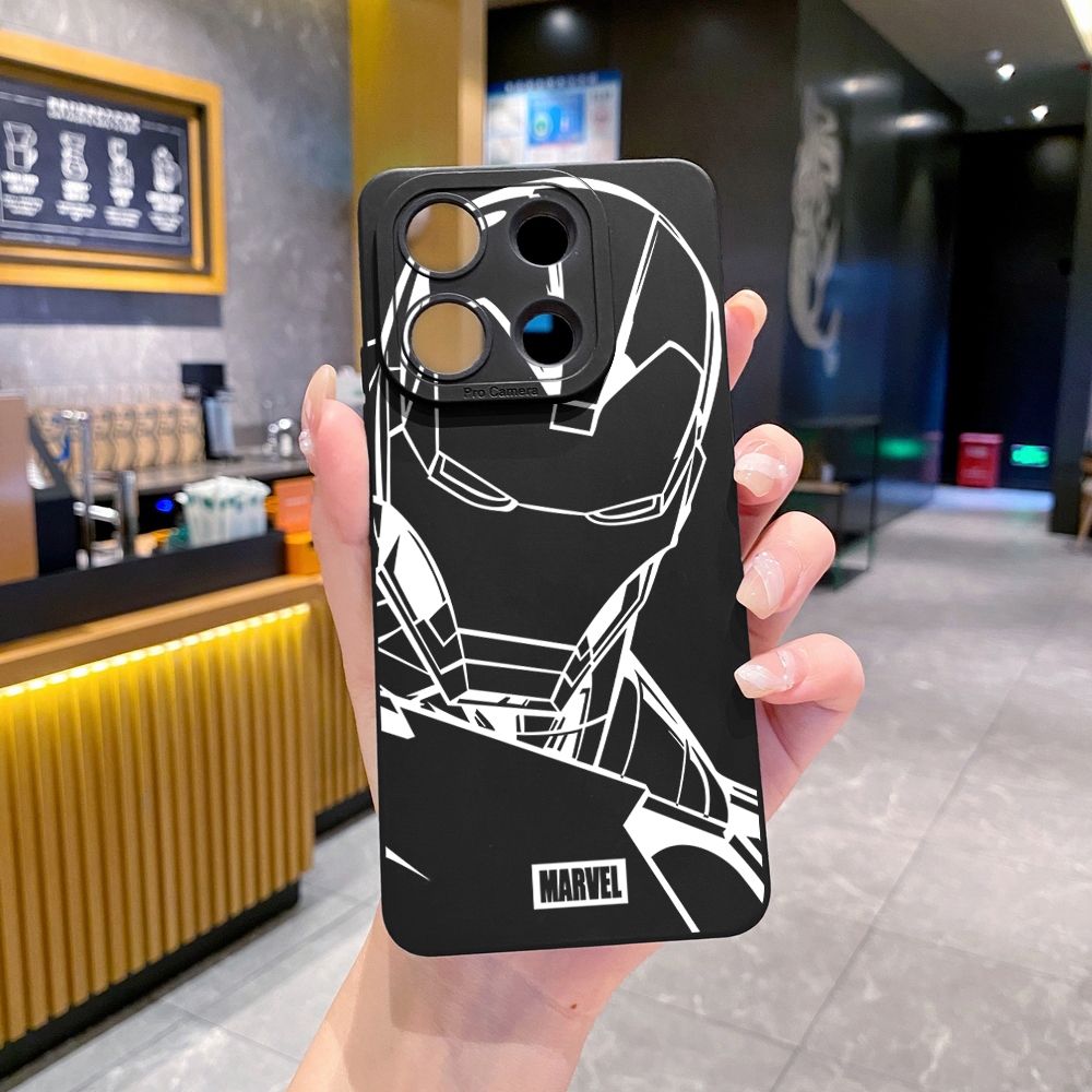 for Xiaomi Redmi Note 13 12 Pro 5G 12S 11S 13C A1 10 Pro 4G 10S Redmi 10C 9C 9S A2 Spider-Man Full Protective Case Anti Drop Cover