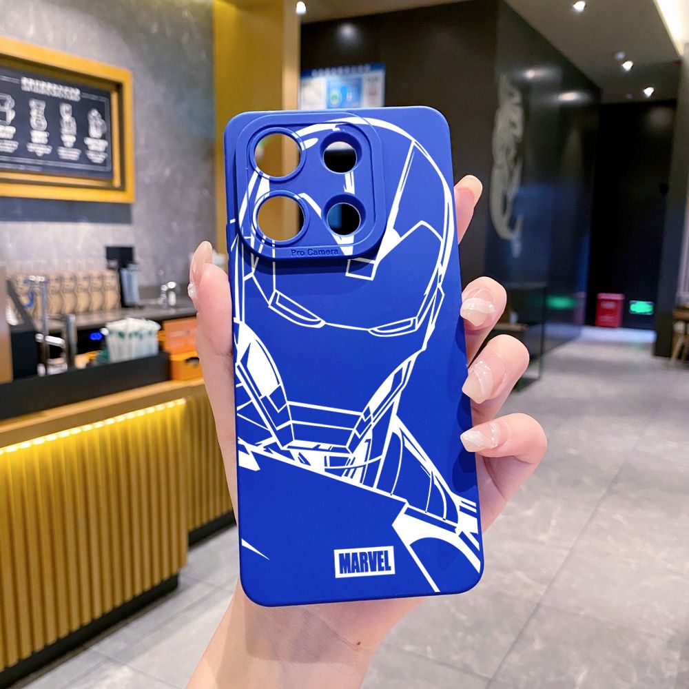 for Xiaomi Redmi Note 13 12 Pro 5G 12S 11S 13C A1 10 Pro 4G 10S Redmi 10C 9C 9S A2 Spider-Man Full Protective Case Anti Drop Cover
