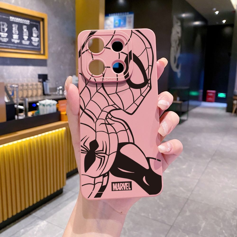 for Xiaomi Redmi Note 13 12 Pro 5G 12S 11S 13C A1 10 Pro 4G 10S Redmi 10C 9C 9S A2 Spider-Man Full Protective Case Anti Drop Cover