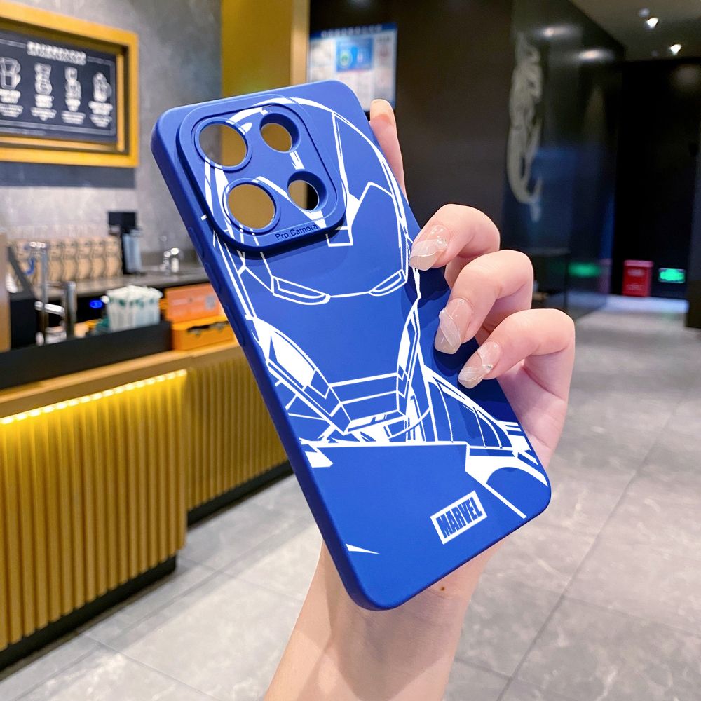 for Xiaomi Redmi Note 13 12 Pro 5G 12S 11S 13C A1 10 Pro 4G 10S Redmi 10C 9C 9S A2 Spider-Man Full Protective Case Anti Drop Cover
