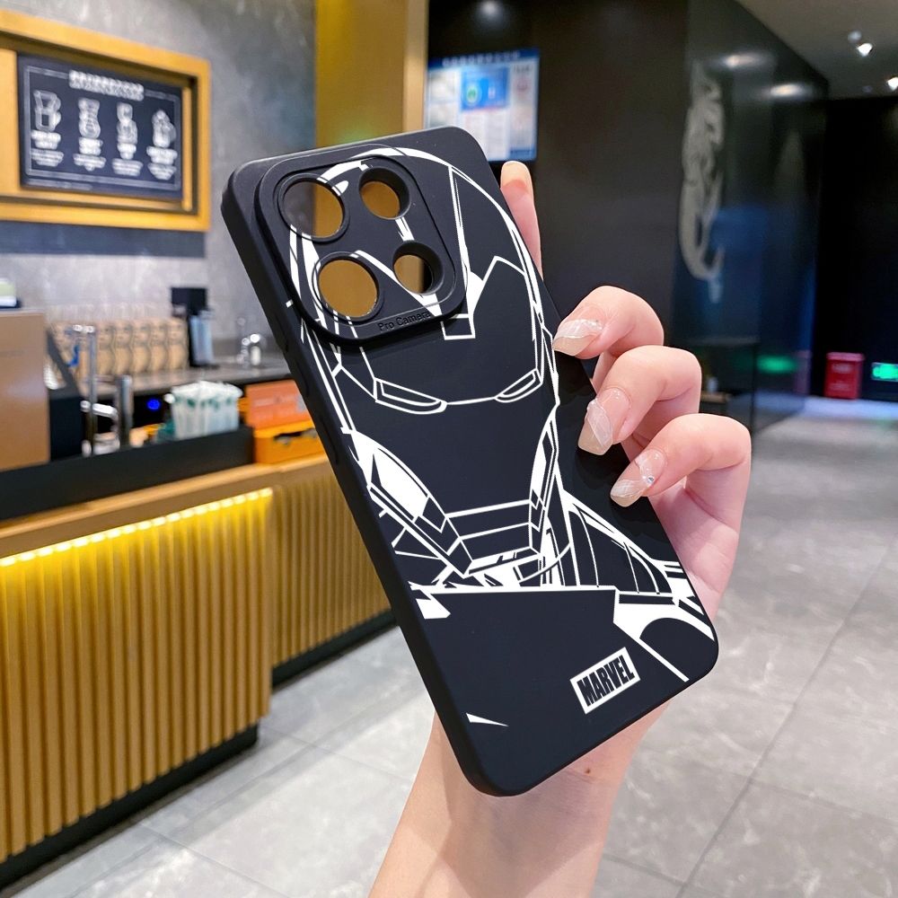 for Xiaomi Redmi Note 13 12 Pro 5G 12S 11S 13C A1 10 Pro 4G 10S Redmi 10C 9C 9S A2 Spider-Man Full Protective Case Anti Drop Cover