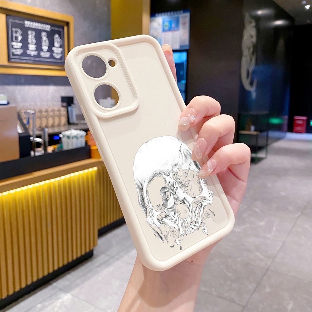 for VIVO Y17S Y27 T1X Y02S Y21S Y02 Y33S Y12S Y18 Y38 Couple Skull Coconut Tree Full Protective Phone Case Anti Drop Cover