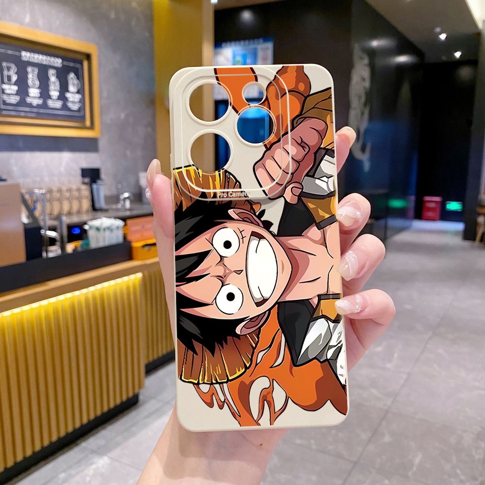 for Infinix Hot 40i 40 Pro Note 12 G96 Note 30 Hot 20 Play 20S 12i 30i 20i 10S 11 10 Play 11S 10i Smart 7 6 HD X6511 X657B X6512 Zero 30 5G Zoro Luffy Full Protective Case Anti Drop Cover